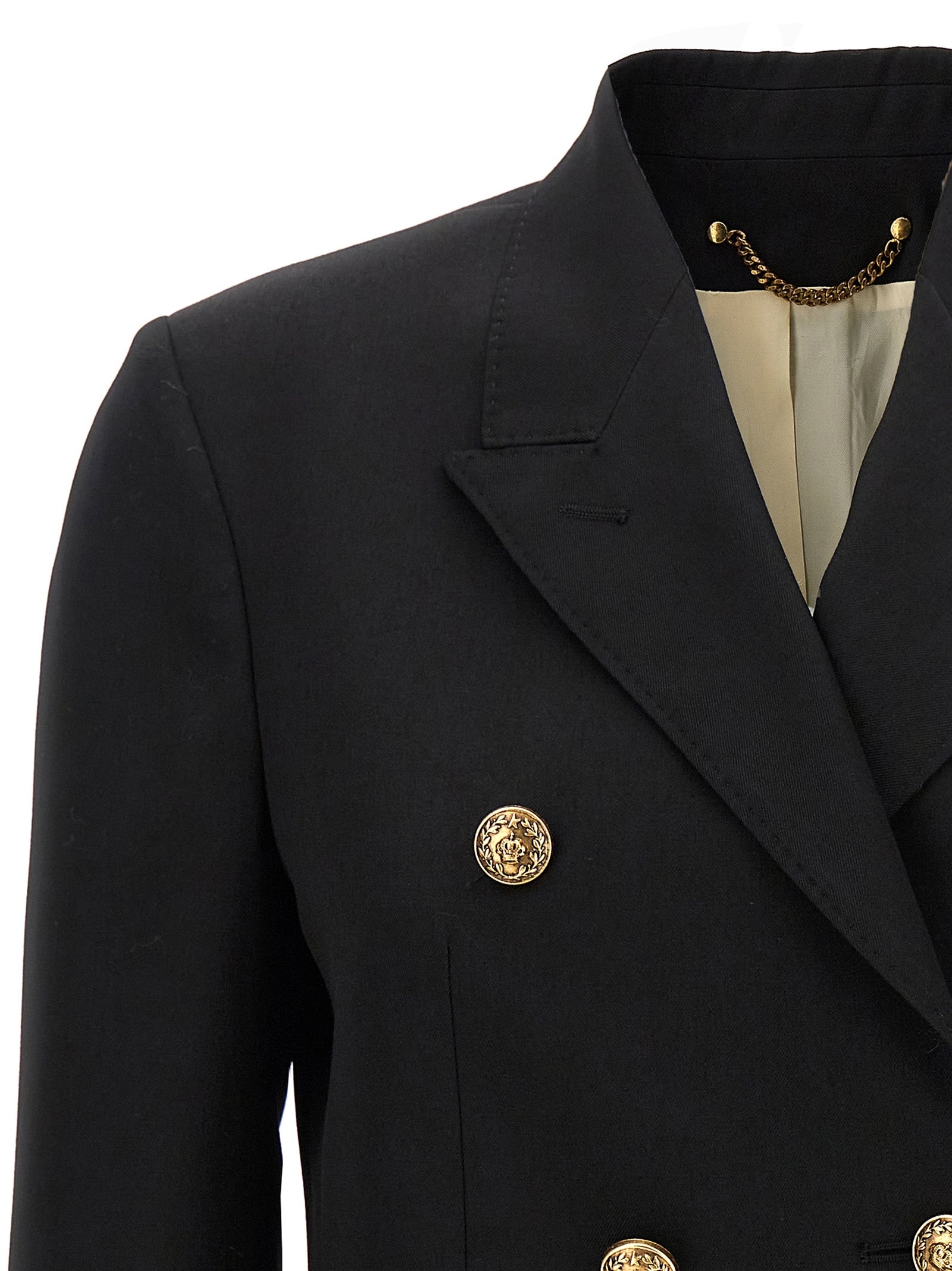 Golden Goose Black Virgin Wool Blazer Golden Goose
