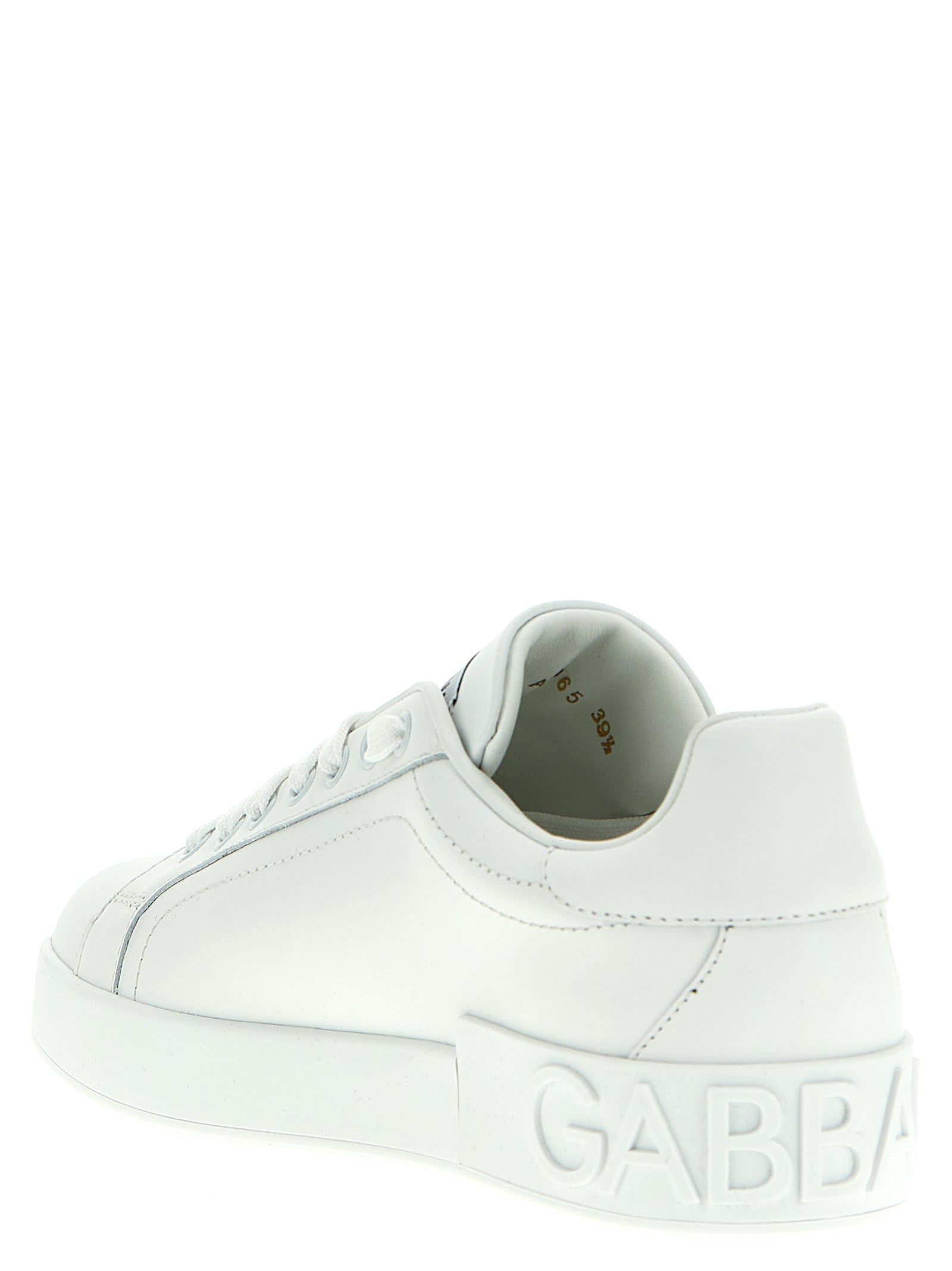 Dolce & Gabbana White Calfskin Low Top Sneakers Dolce & Gabbana