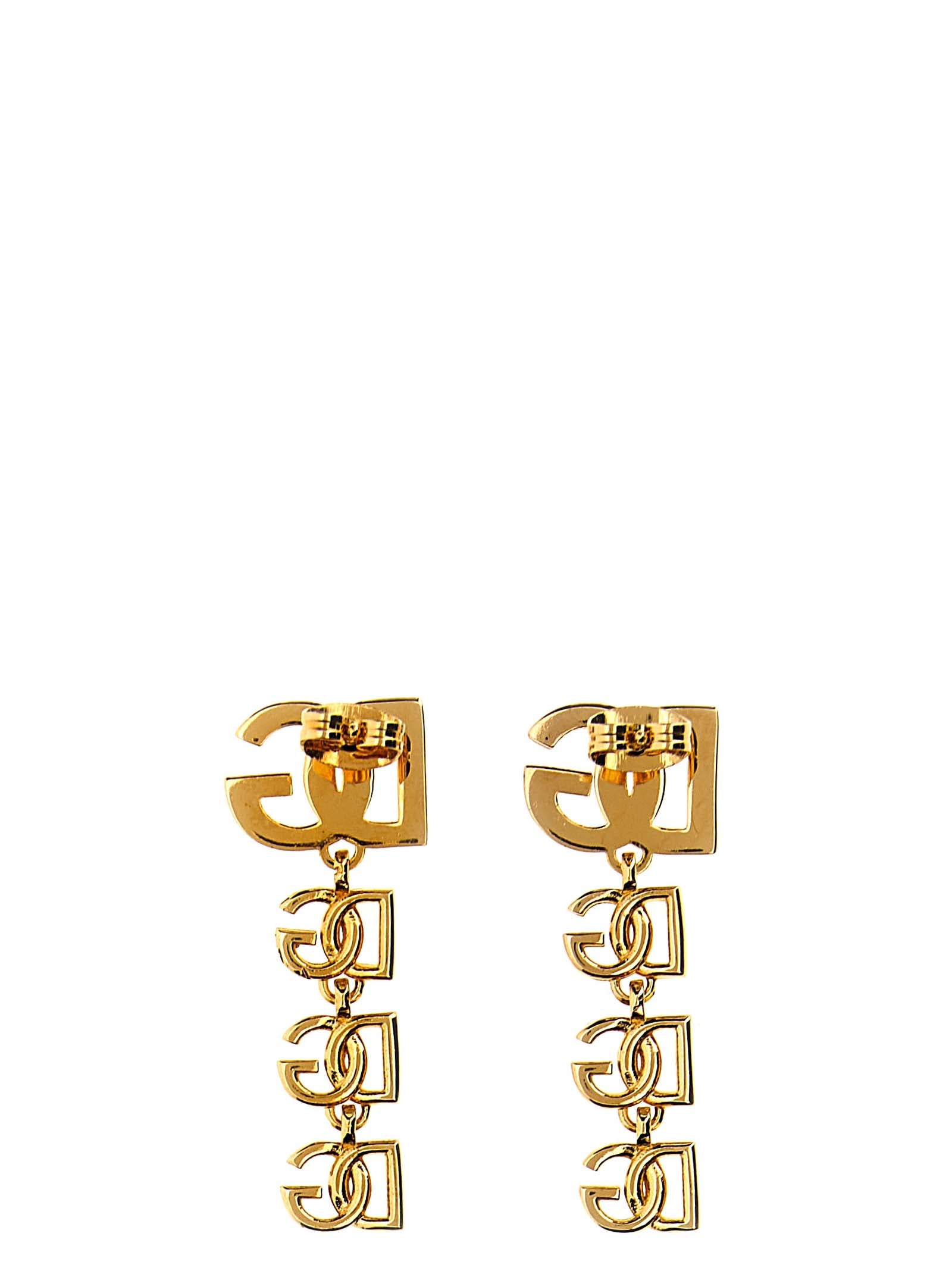 Dolce & Gabbana Gold Brass Earrings Dolce & Gabbana