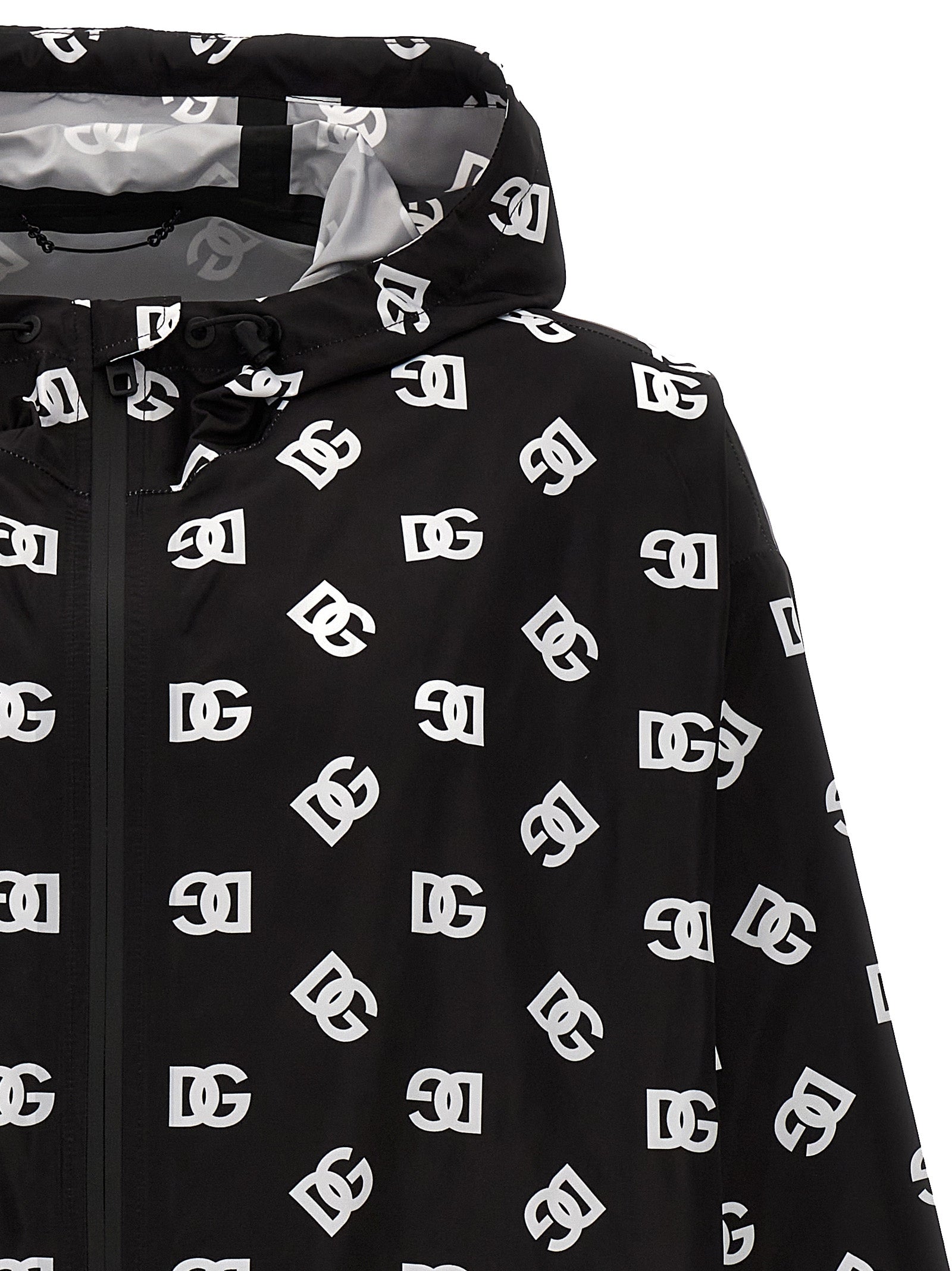 Dolce & Gabbana Bicolor Polyester Shell Jacket Dolce & Gabbana