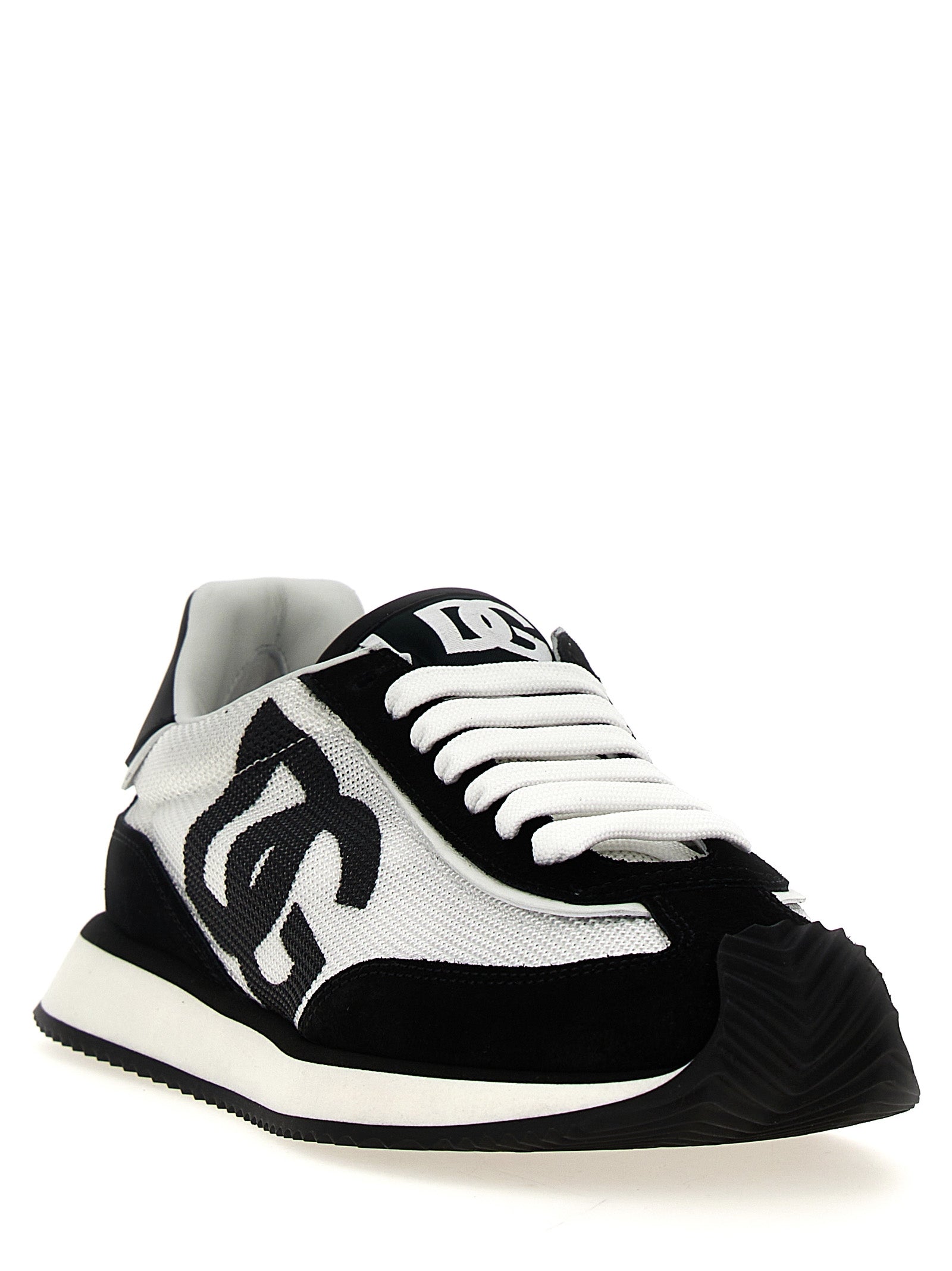 Dolce & Gabbana Bicolor Calfskin Athletic Sneakers Dolce & Gabbana