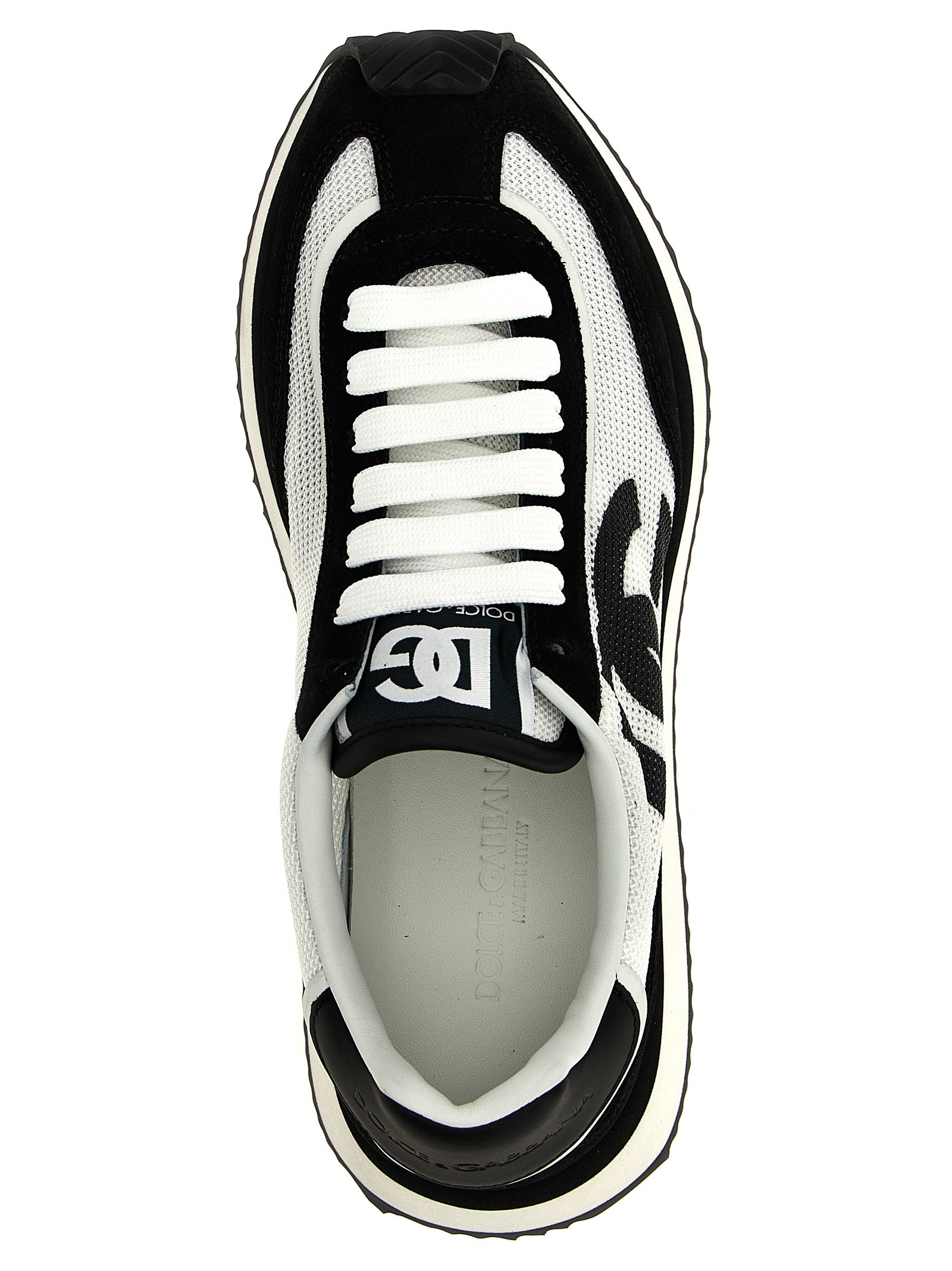 Dolce & Gabbana Bicolor Calfskin Athletic Sneakers Dolce & Gabbana