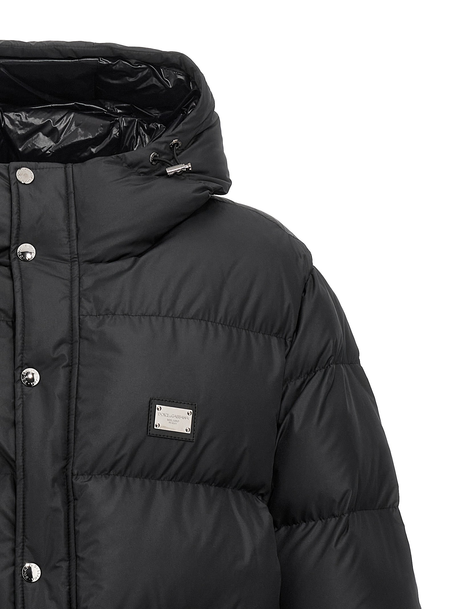 Dolce & Gabbana Black Polyester Jacket Dolce & Gabbana