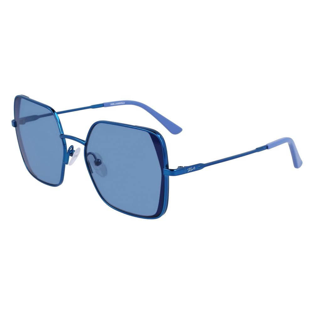 Karl Lagerfeld Blue Metal Sunglasses Karl Lagerfeld