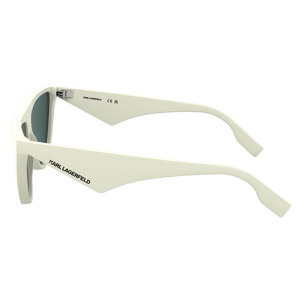 Karl Lagerfeld White Injected Sunglasses Karl Lagerfeld