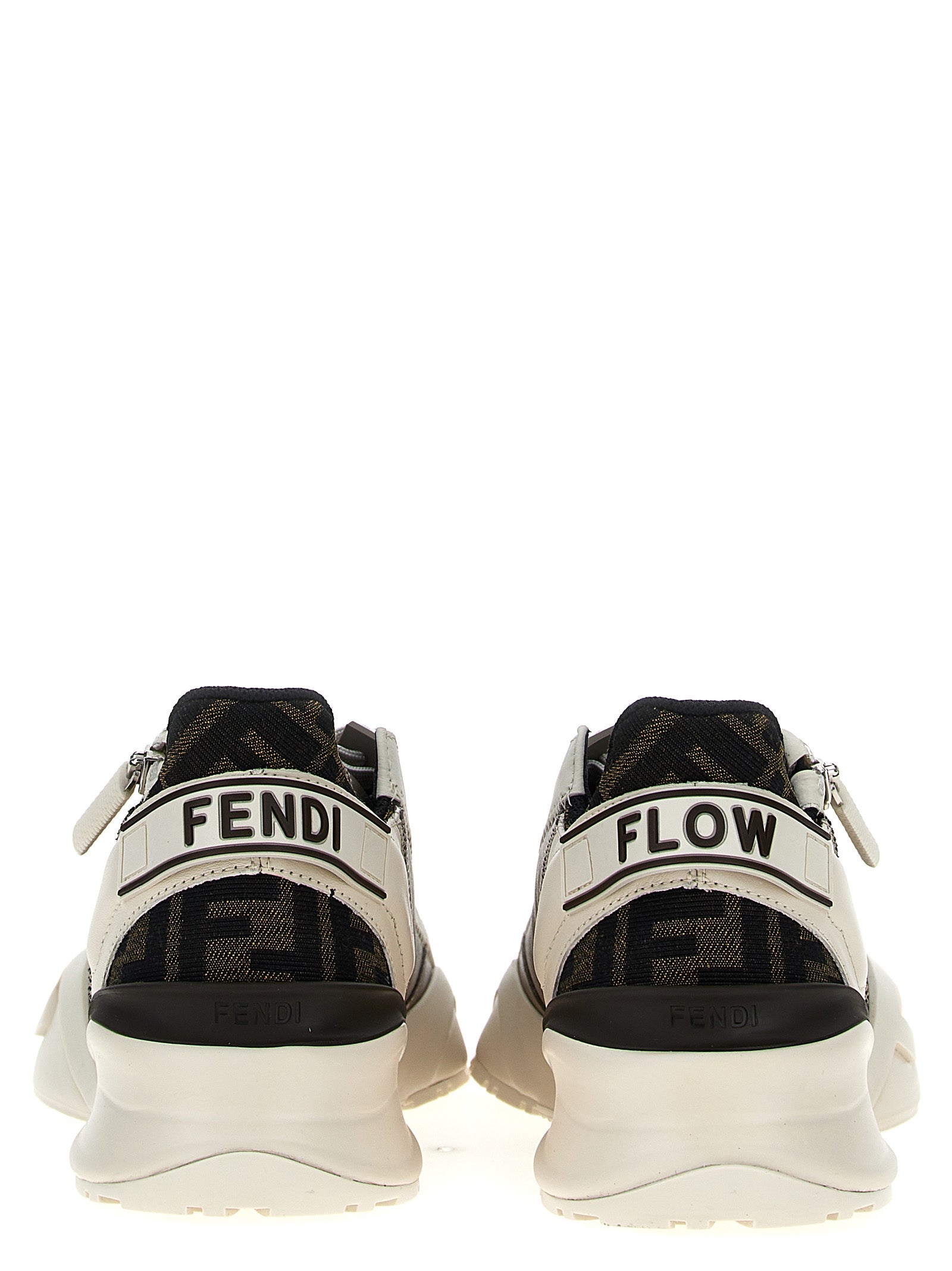 Fendi Multicolor Calf Leather Bos Taurus Athletic Sneakers Fendi