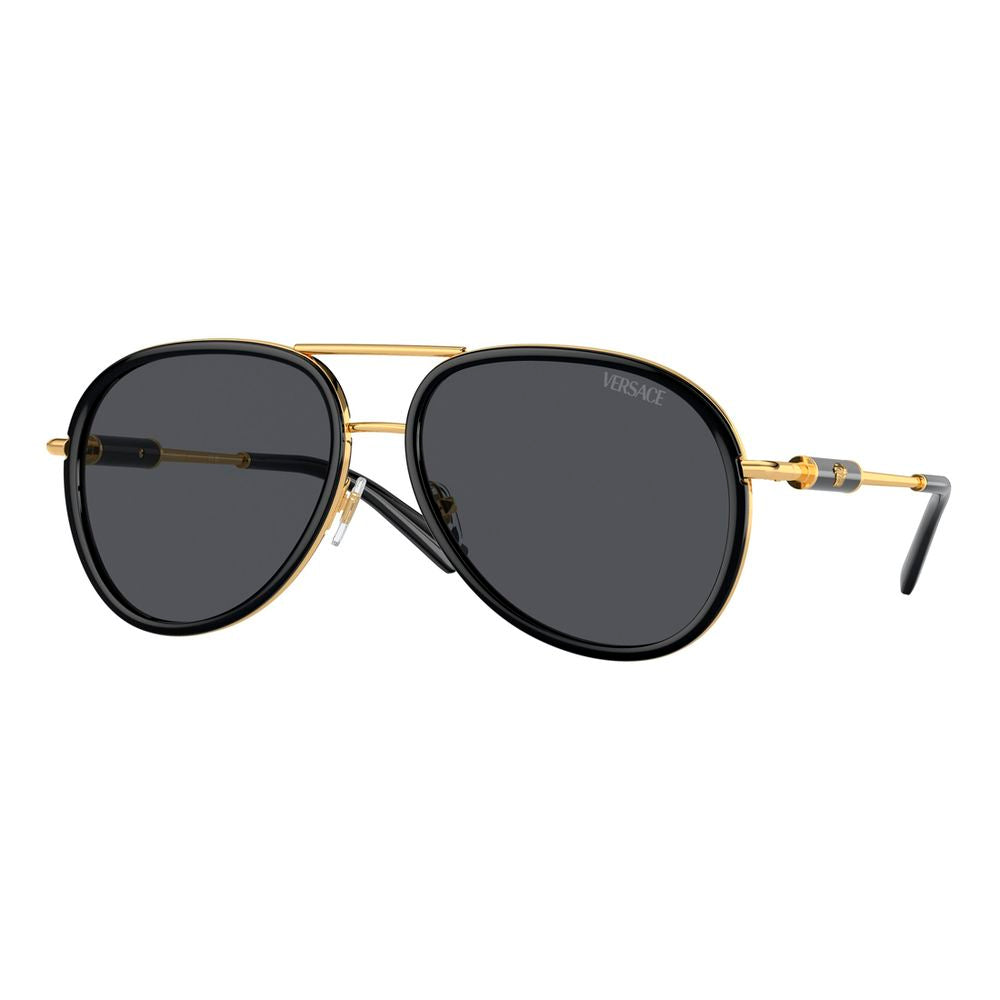Versace Black Metal Sunglasses Versace