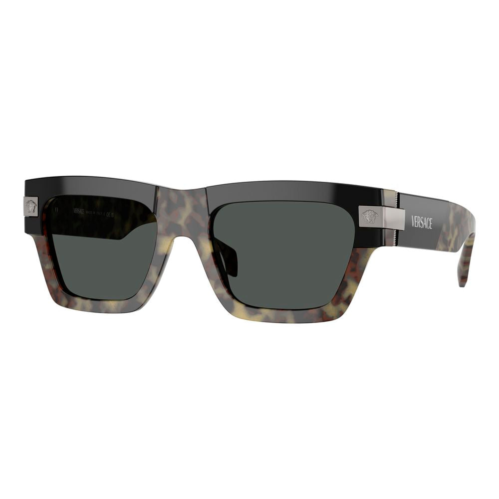 Versace Gray Acetate Sunglasses Versace