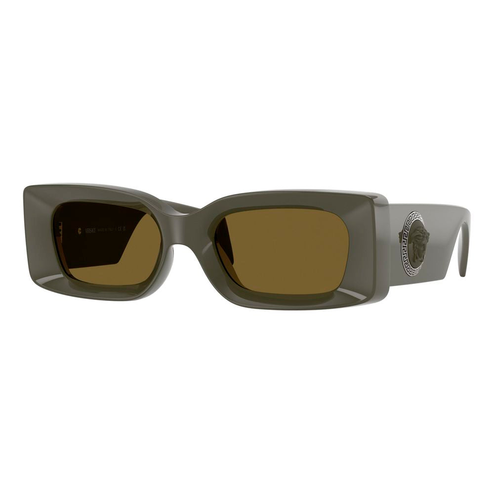 Versace Gray Acetate Sunglasses Versace