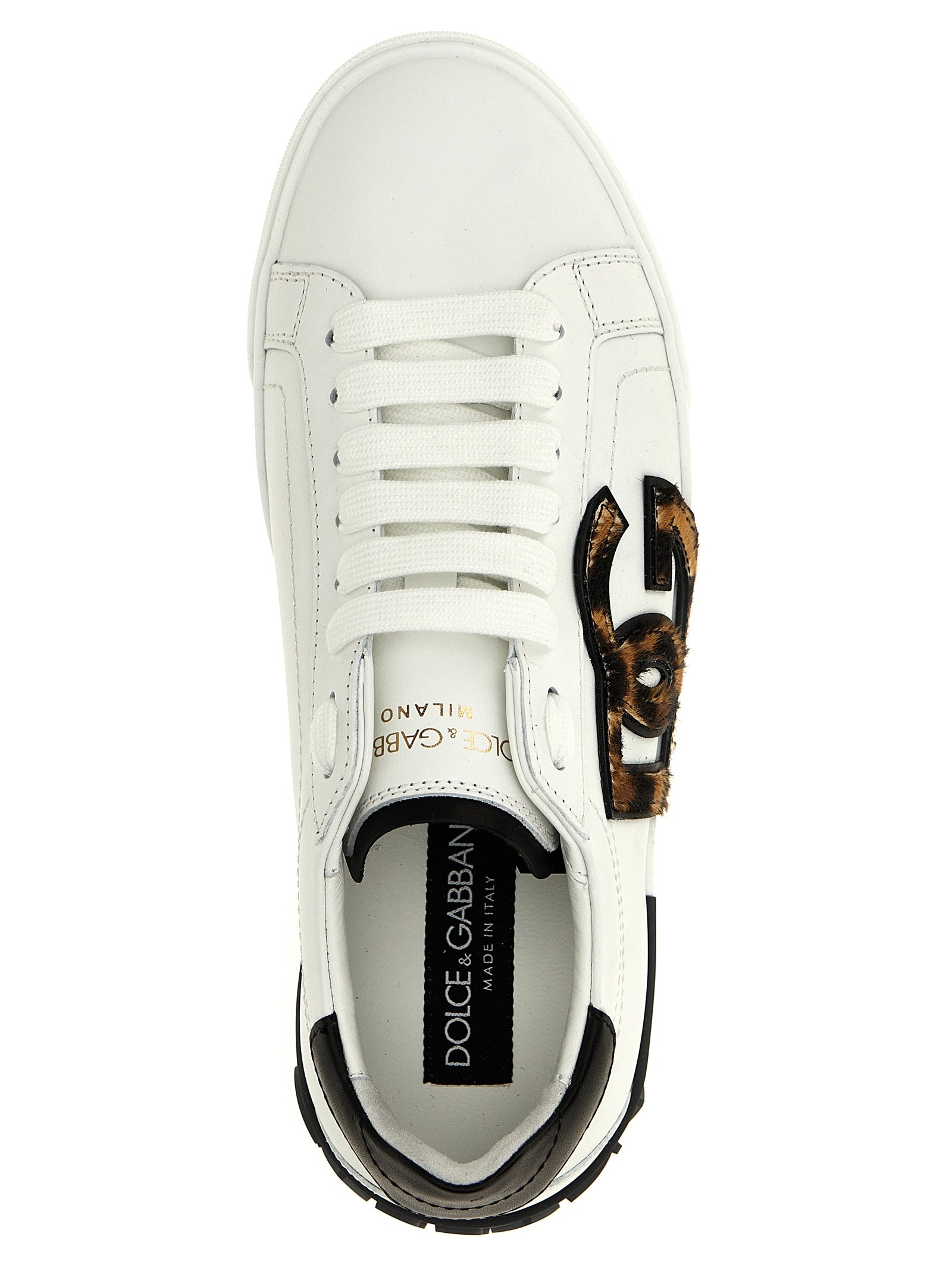Dolce & Gabbana Multicolor Calfskin Low Top Sneakers Dolce & Gabbana