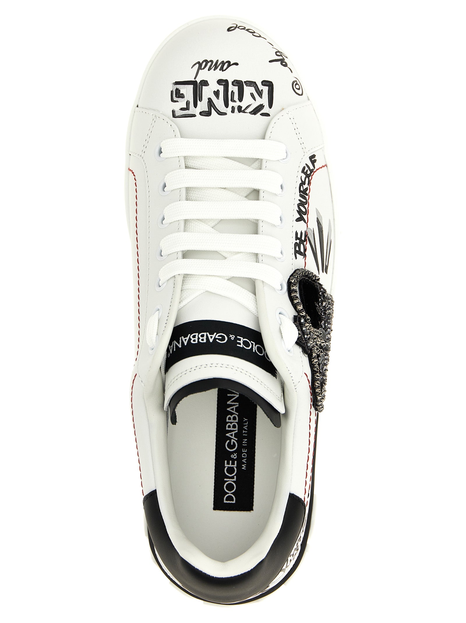 Dolce & Gabbana Bicolor Calfskin Sneakers Dolce & Gabbana