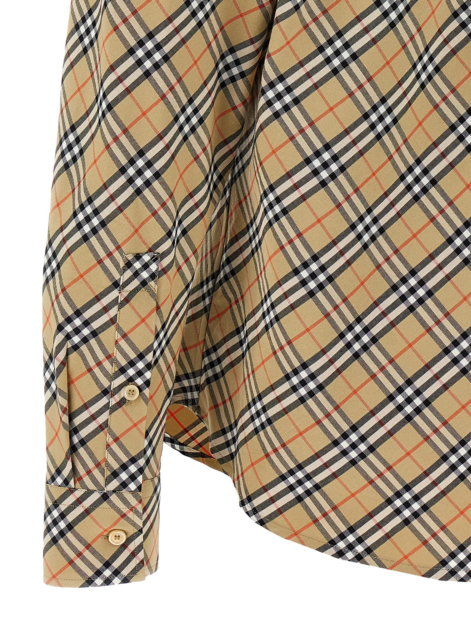 Burberry Beige Cotton Blouse Burberry