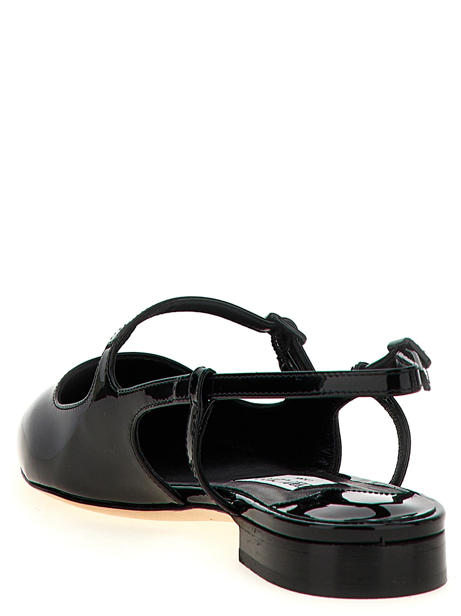 Jimmy Choo Black Calfskin Ballet Flats Jimmy Choo