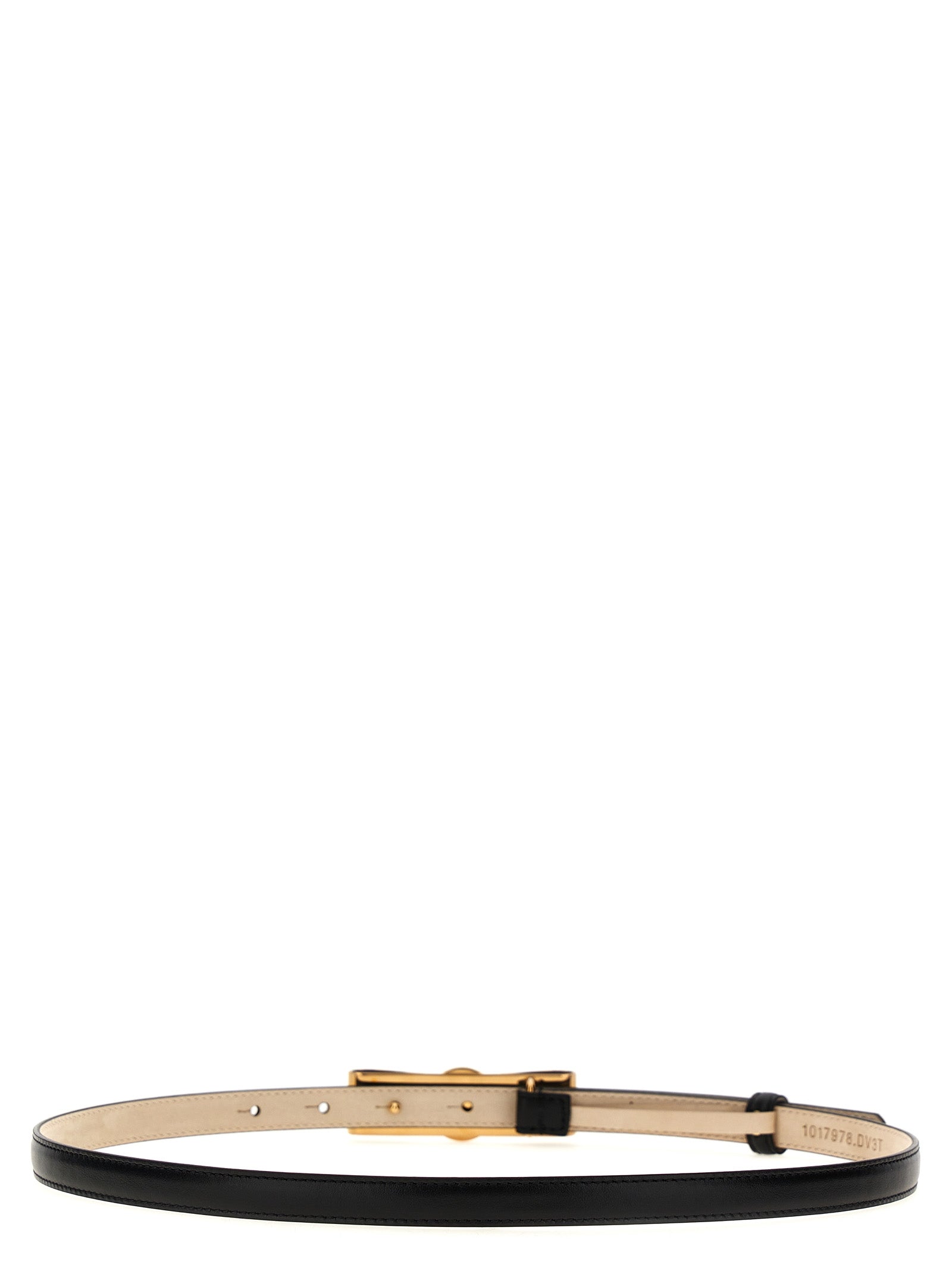Versace Black Calfskin Regular Belt Versace