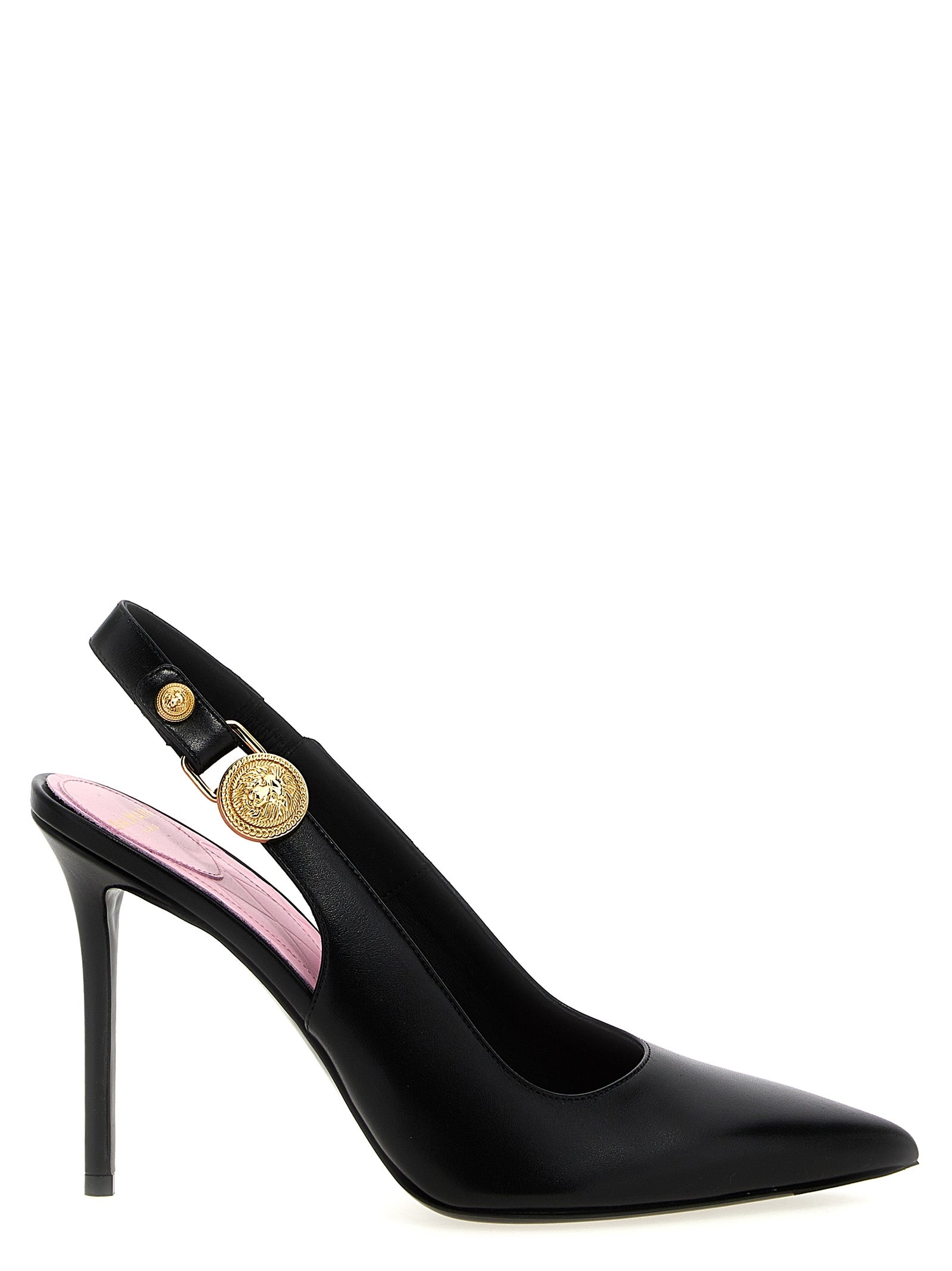 Balmain Black Calfskin High Heel Pumps Balmain