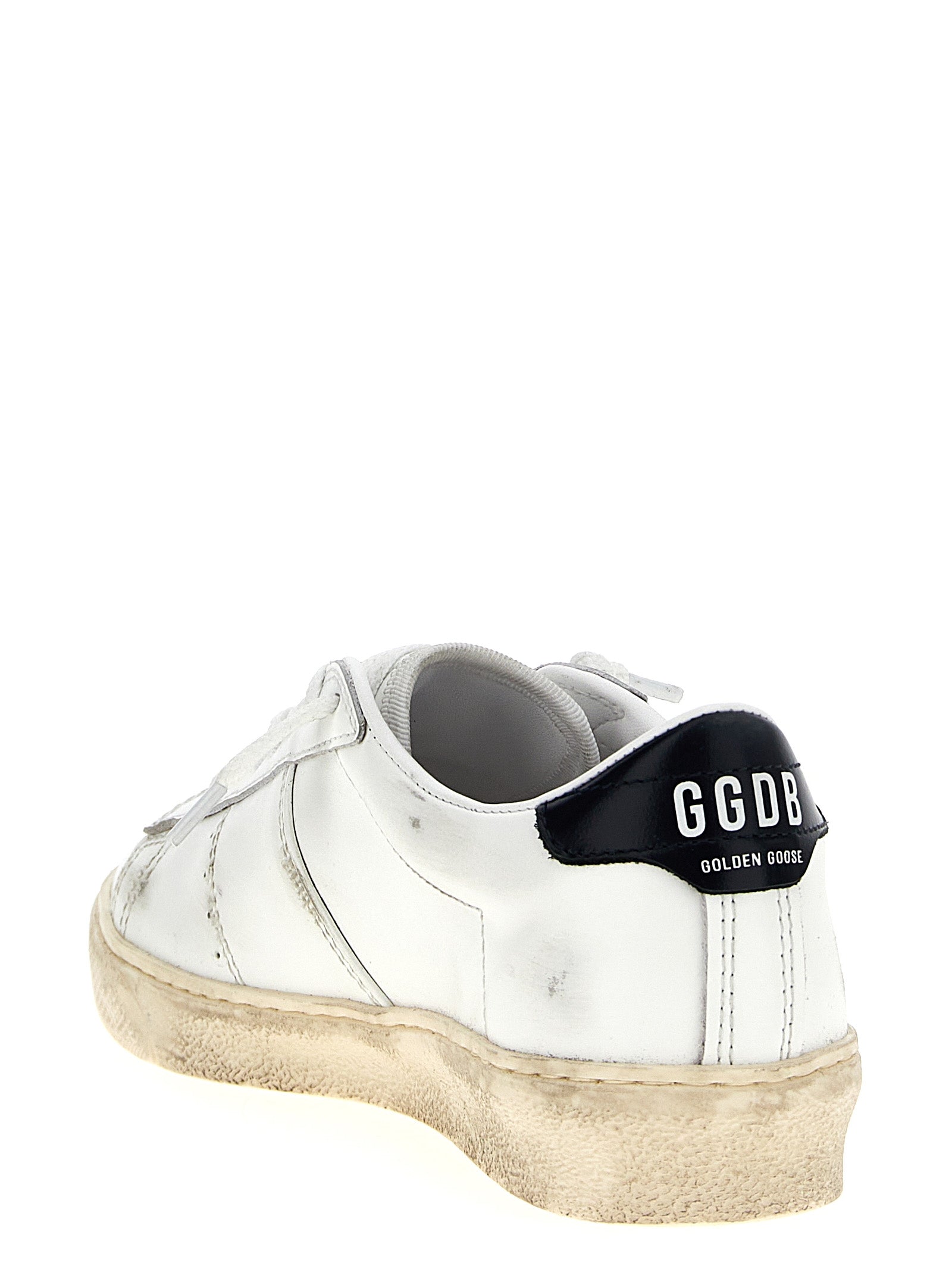 Golden Goose Blue Cowhide Low Top Sneakers Golden Goose