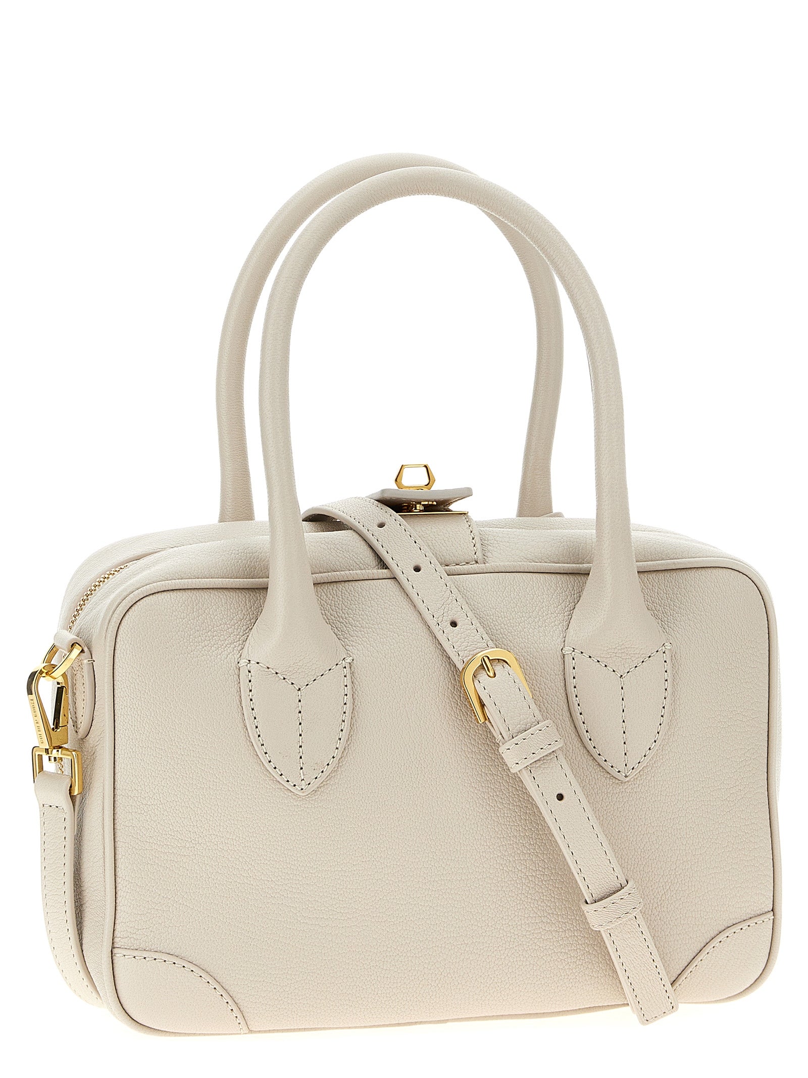 Golden Goose White Goatskin Handbag Golden Goose