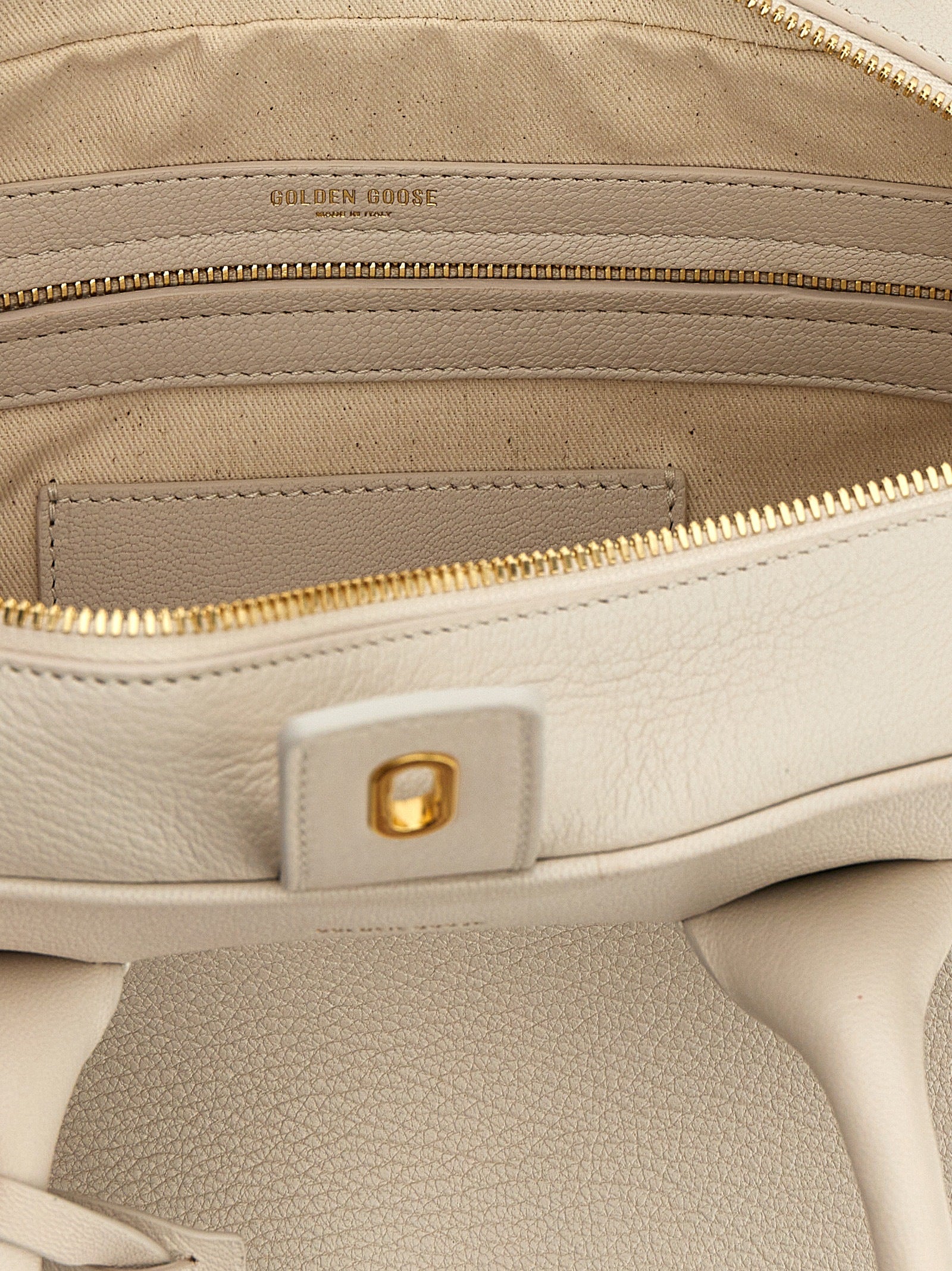 Golden Goose White Goatskin Handbag Golden Goose
