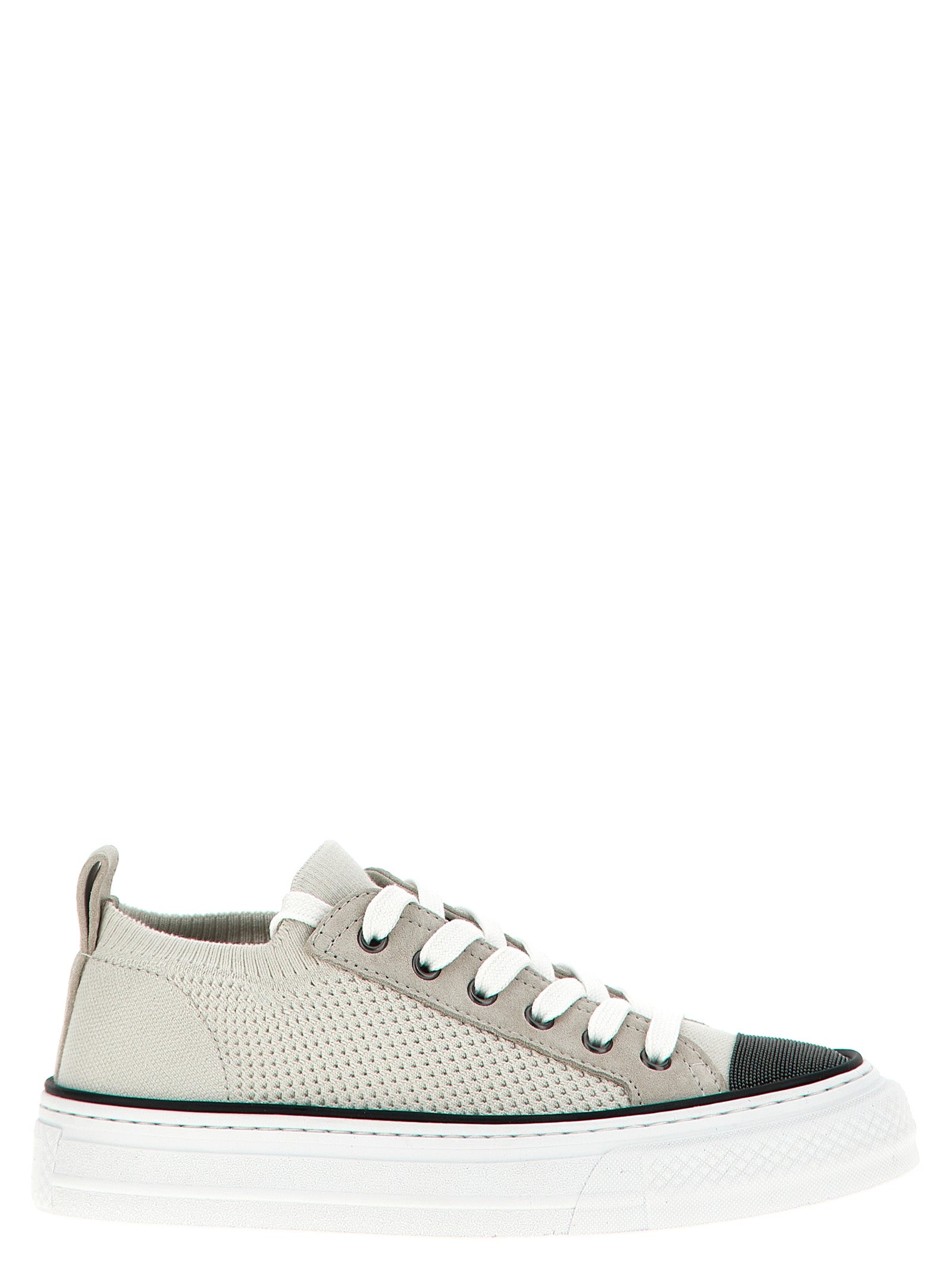 Brunello Cucinelli Multicolor Cotton Low Top Sneakers Brunello Cucinelli