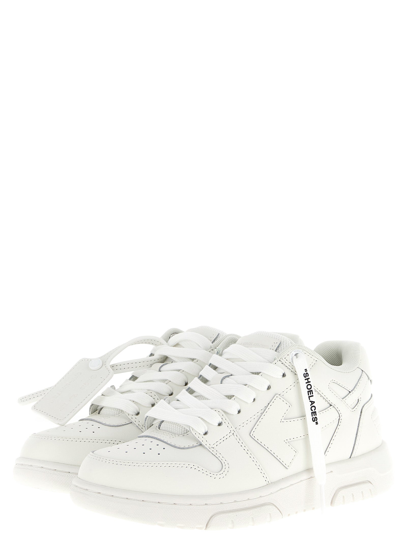 Off-White White Bovine Leather Sneakers Off-White