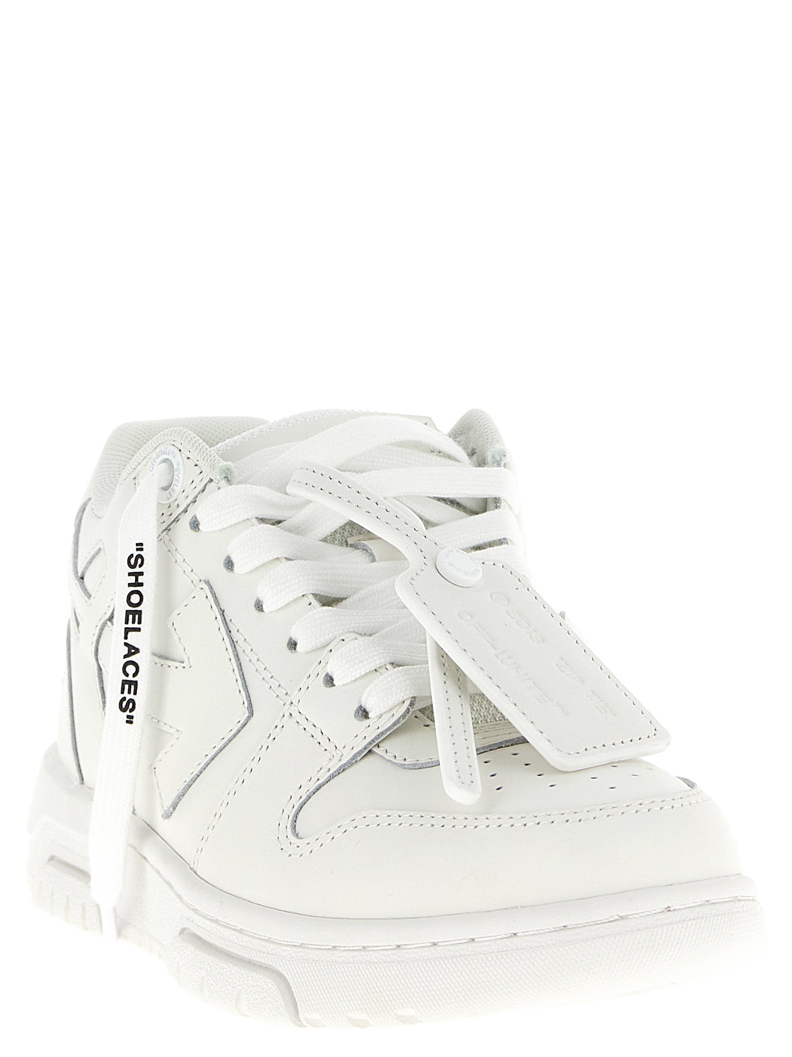 Off-White White Bovine Leather Sneakers Off-White