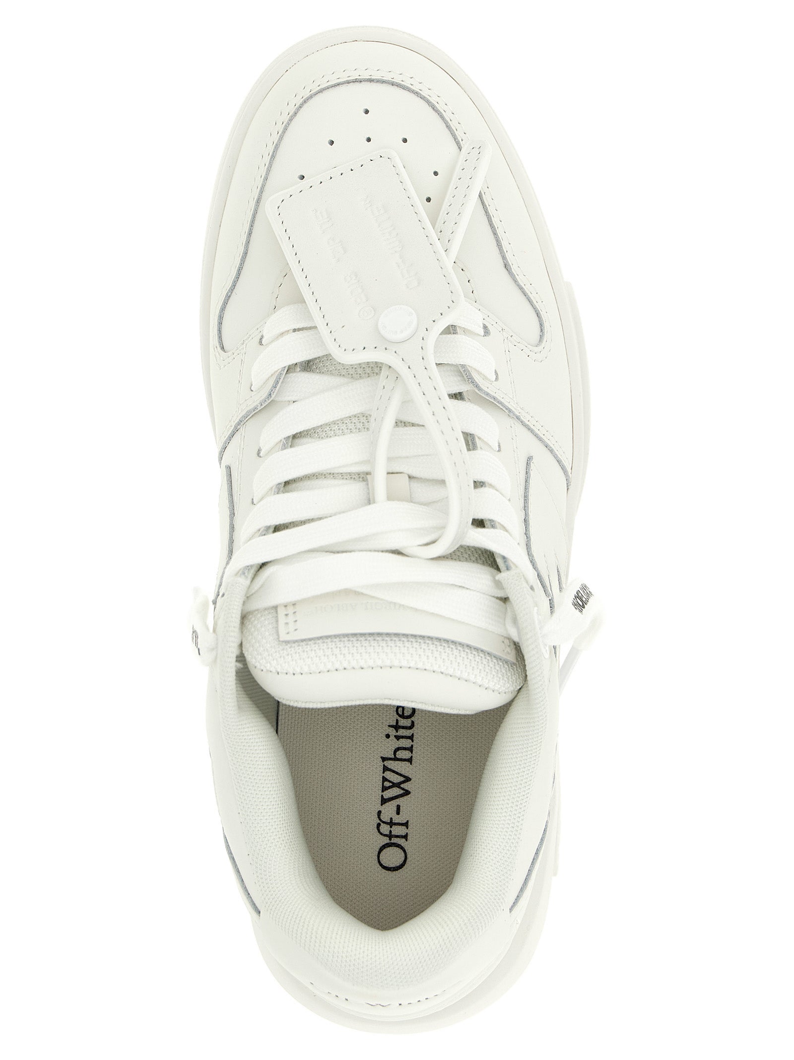 Off-White White Bovine Leather Sneakers Off-White