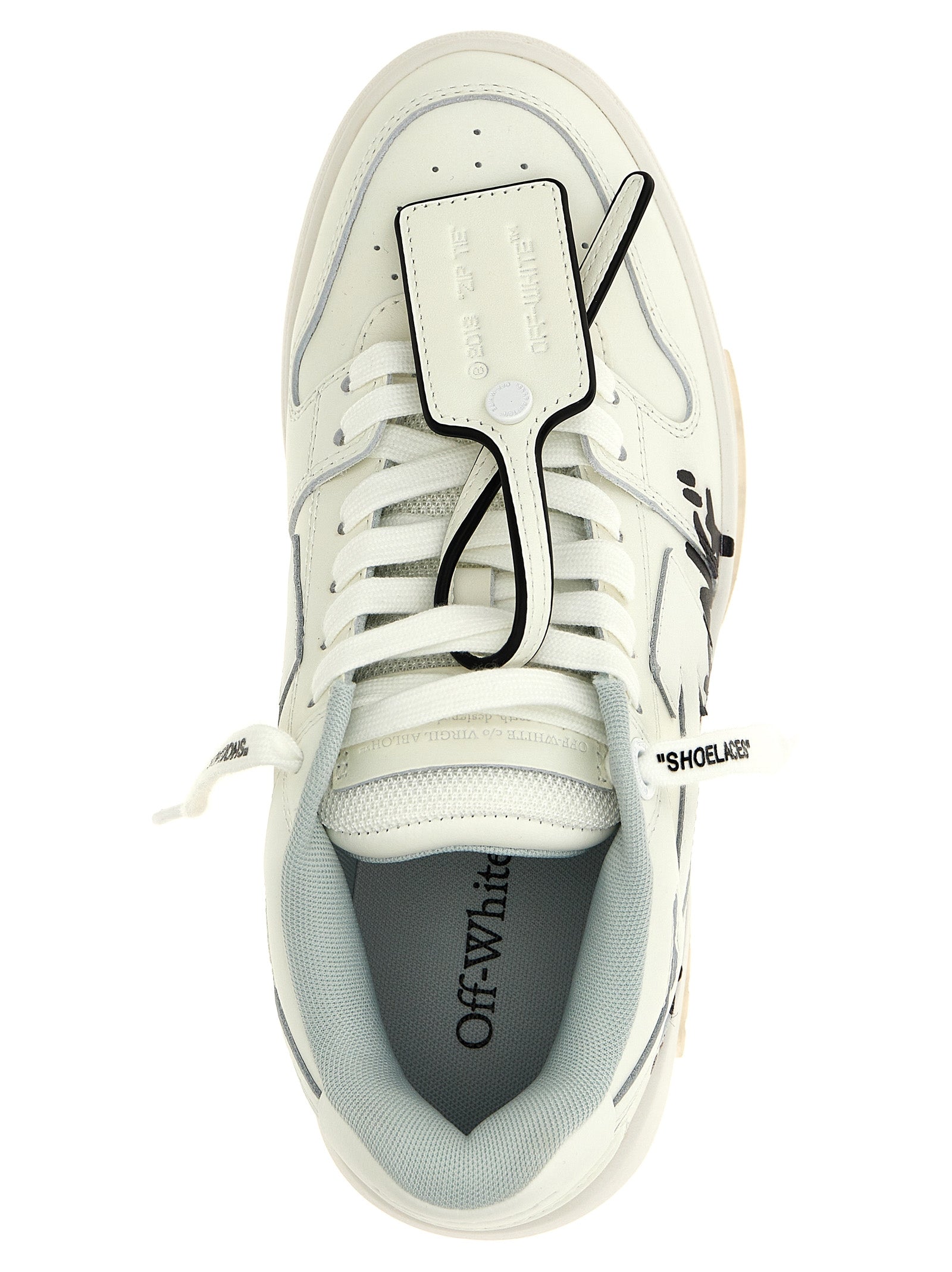 Off-White Bicolor Bovine Leather Low Top Sneakers Off-White