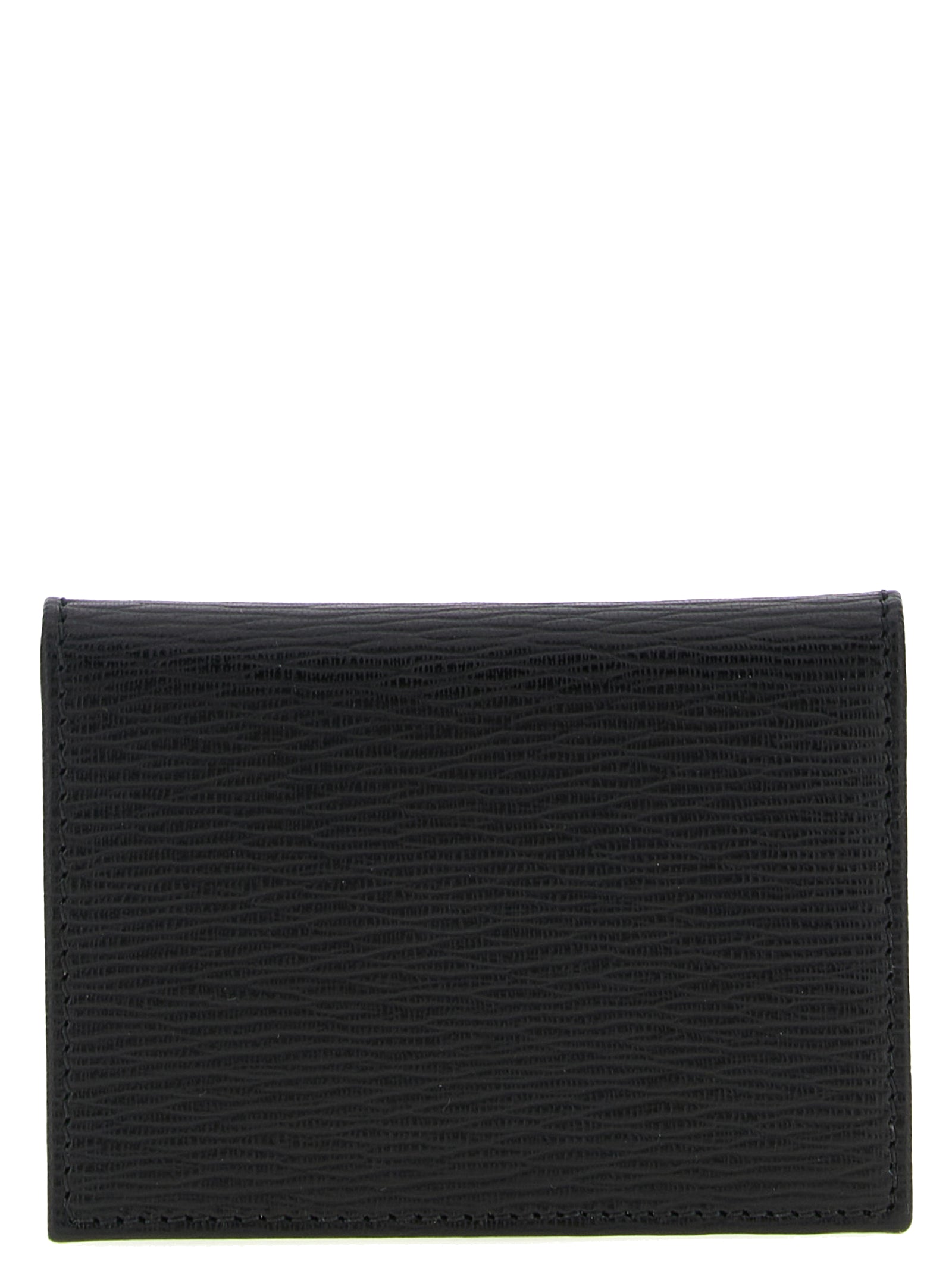 Ferragamo Black Calfskin Cardholder Ferragamo