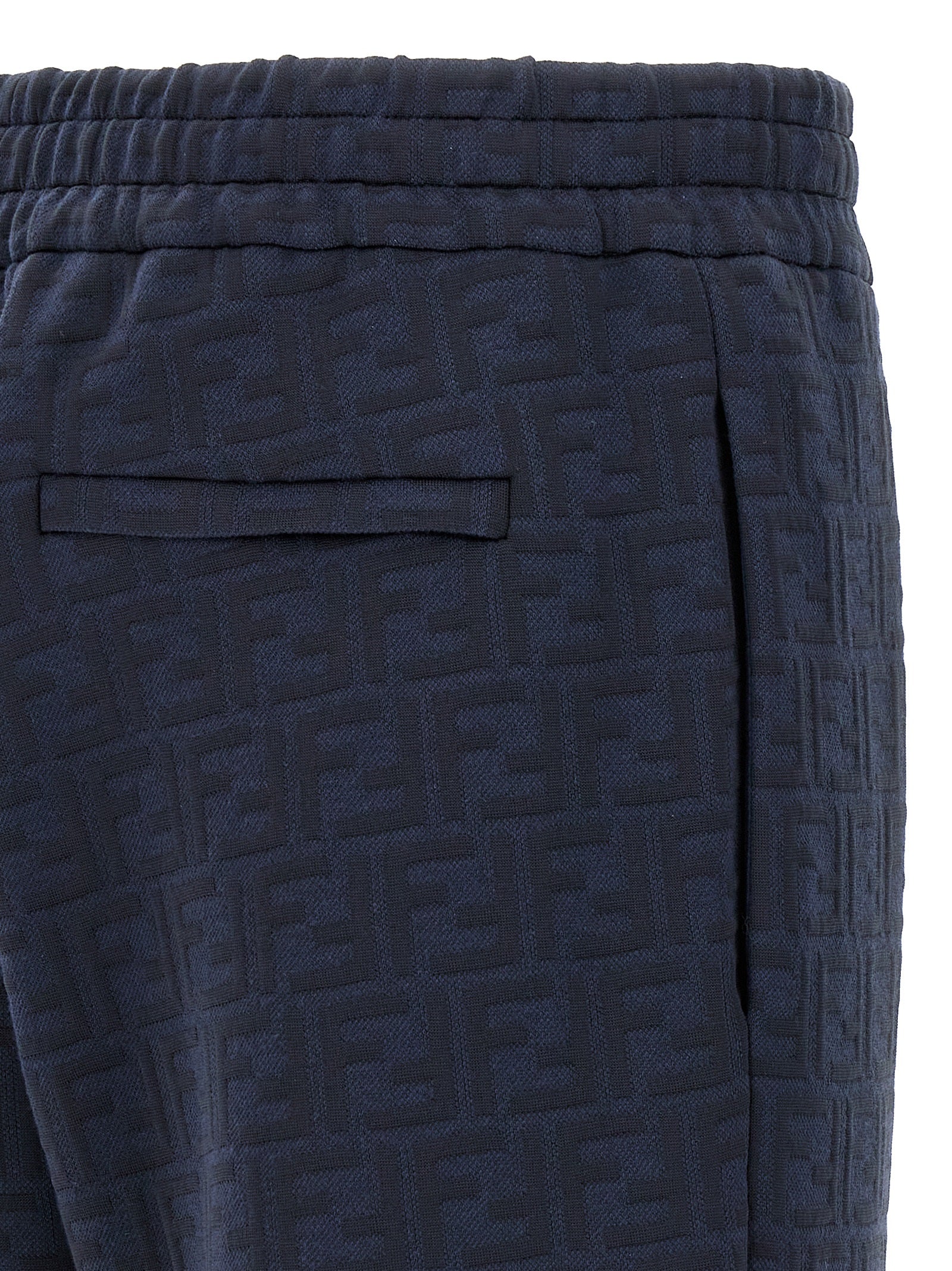 Fendi Blue Polyester Joggers (Workout Pants) Fendi