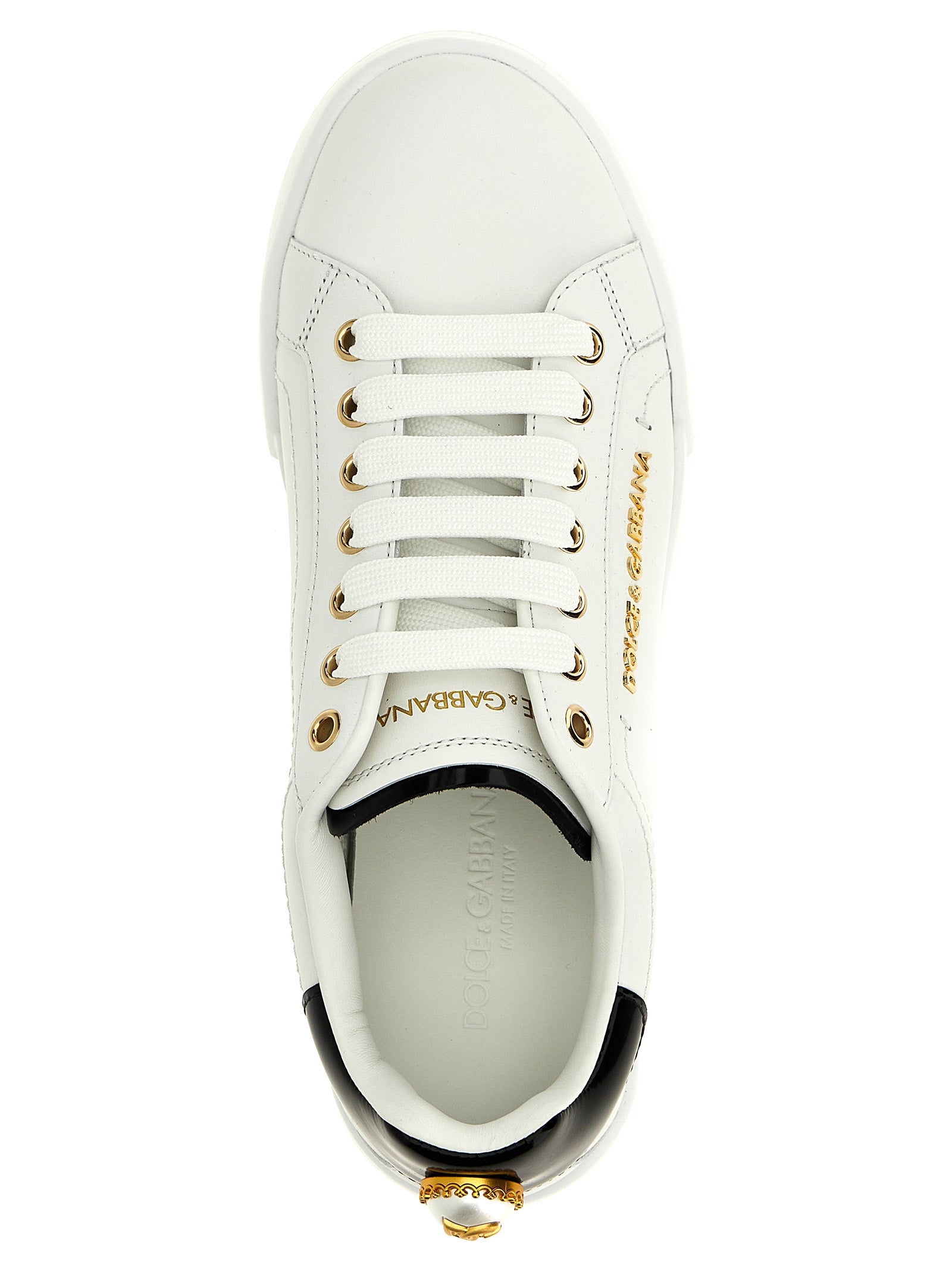 Dolce & Gabbana Bicolor Calfskin Low Top Sneakers Dolce & Gabbana