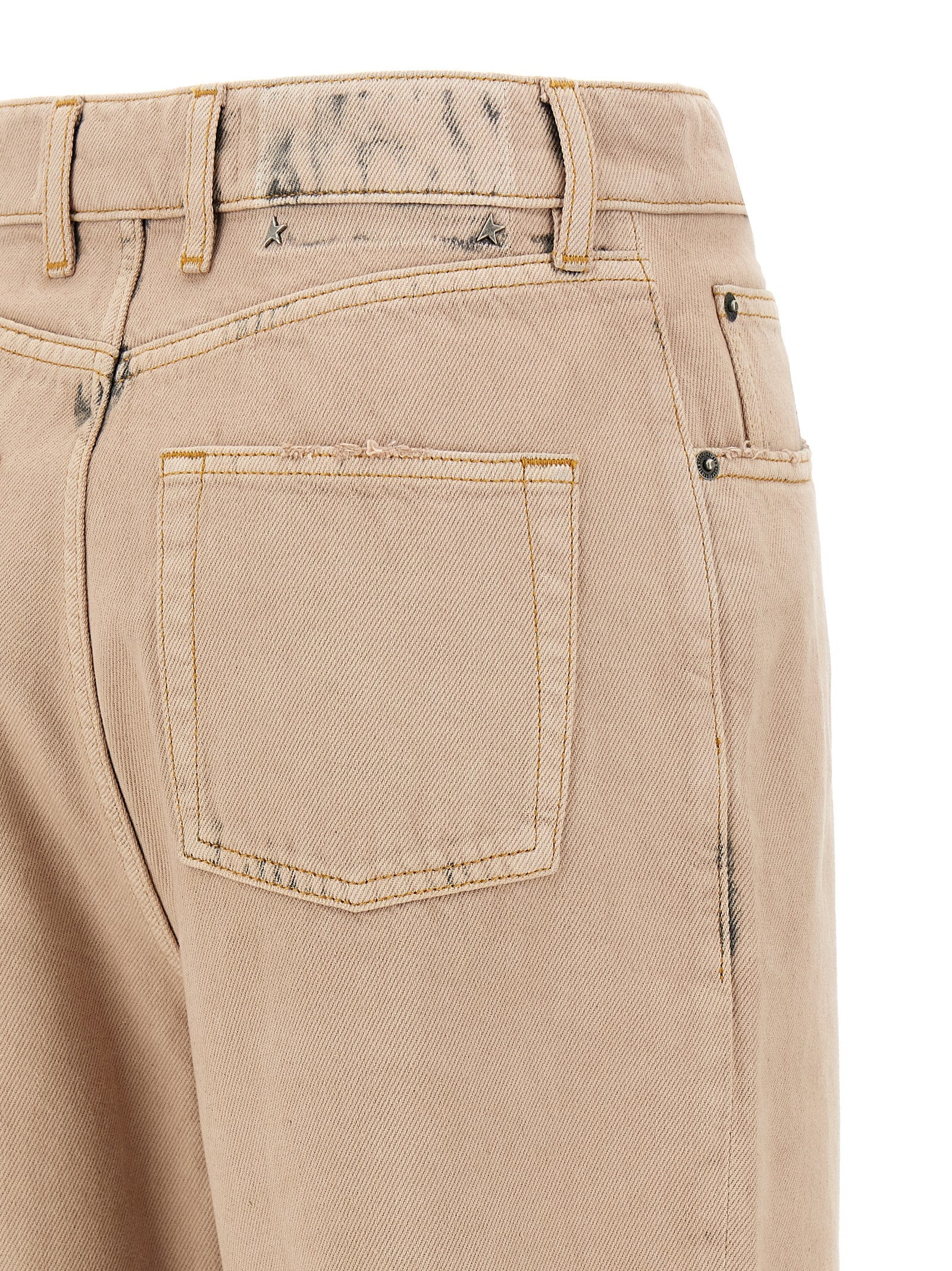 Golden Goose Multicolor Cotton Straight-Leg Jeans Golden Goose