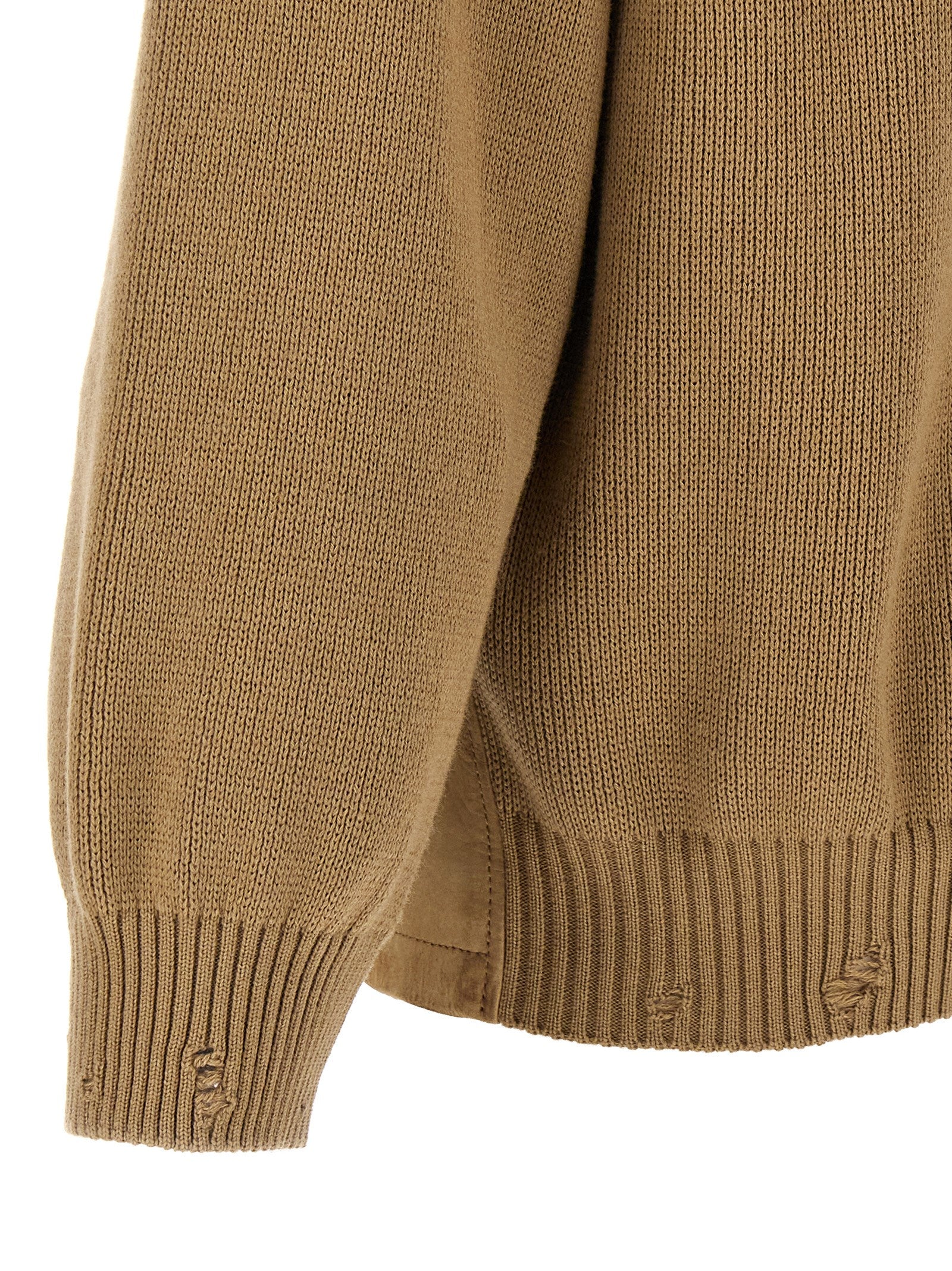 Golden Goose Beige Cowhide Leather Jacket Golden Goose