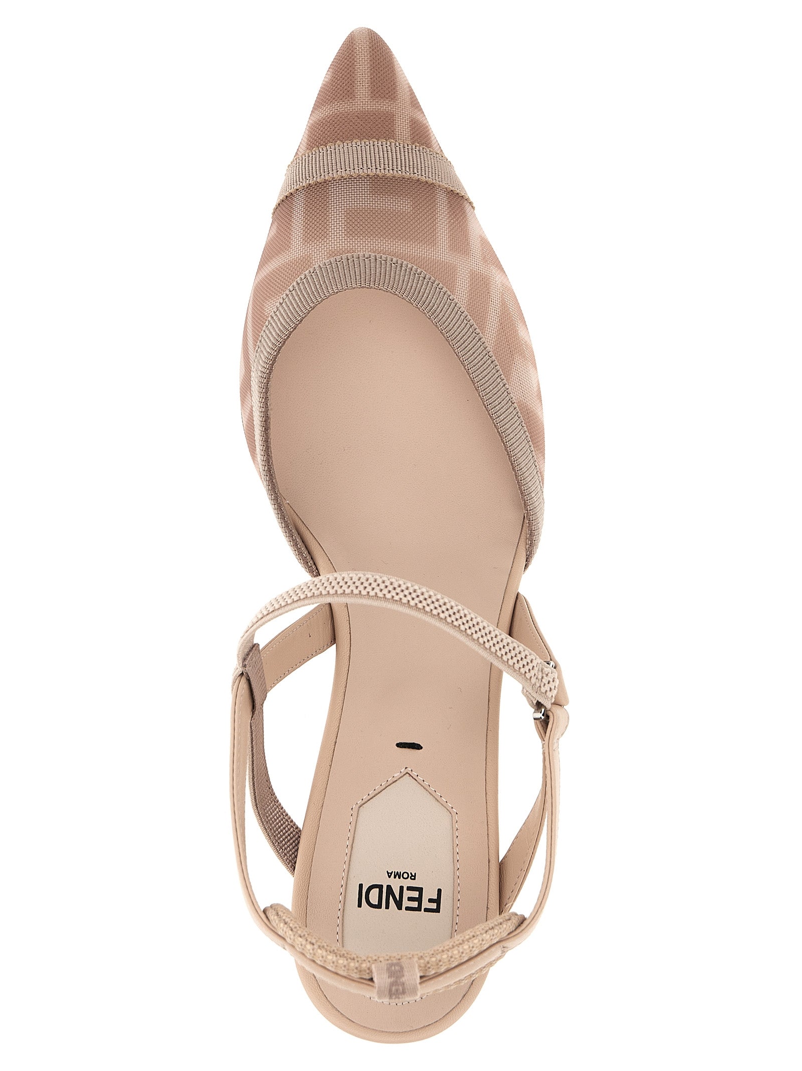 Fendi Multicolor Polyamide Mid Heel Pumps Fendi