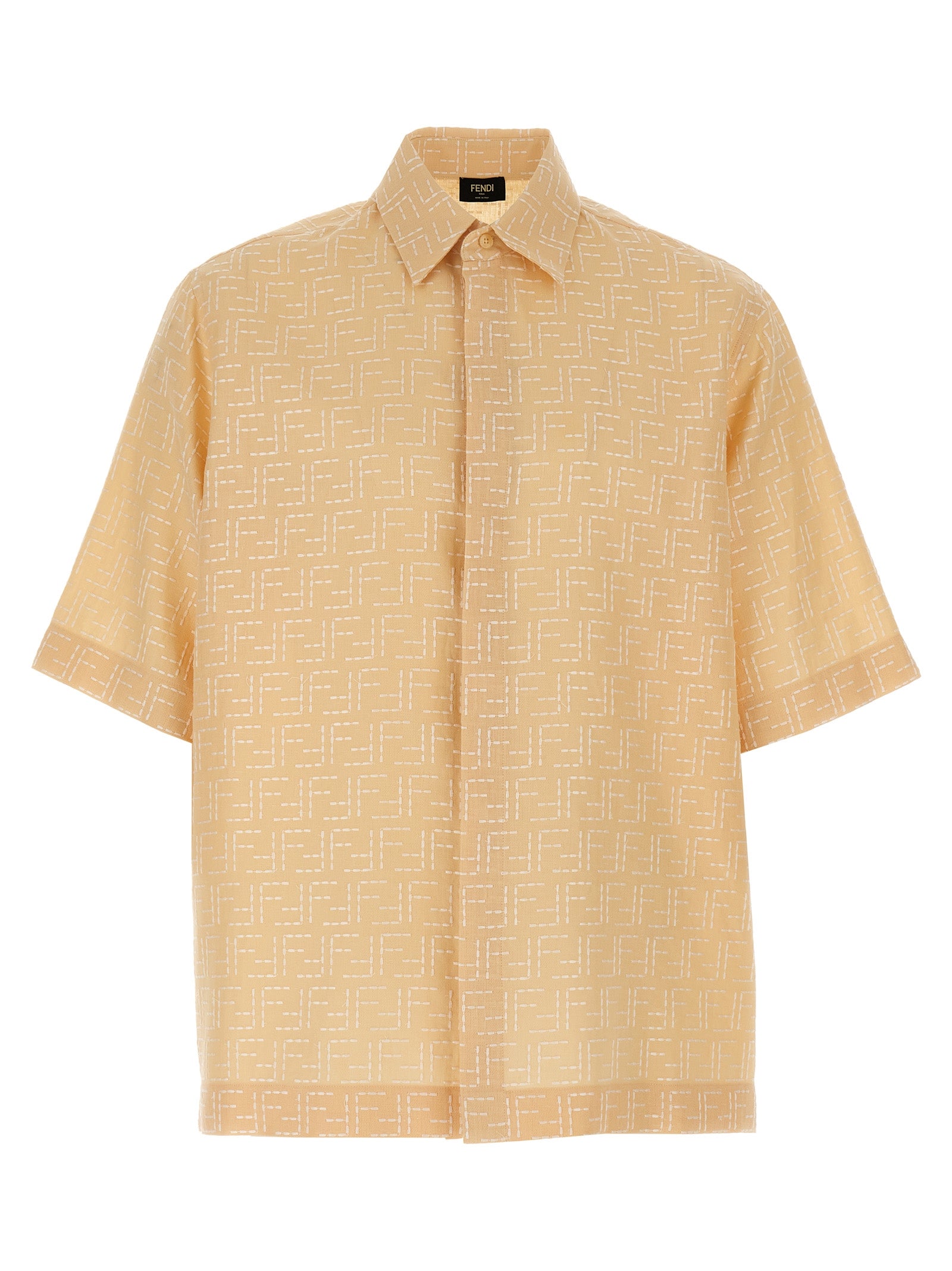 Fendi Beige Linen Blouse Fendi