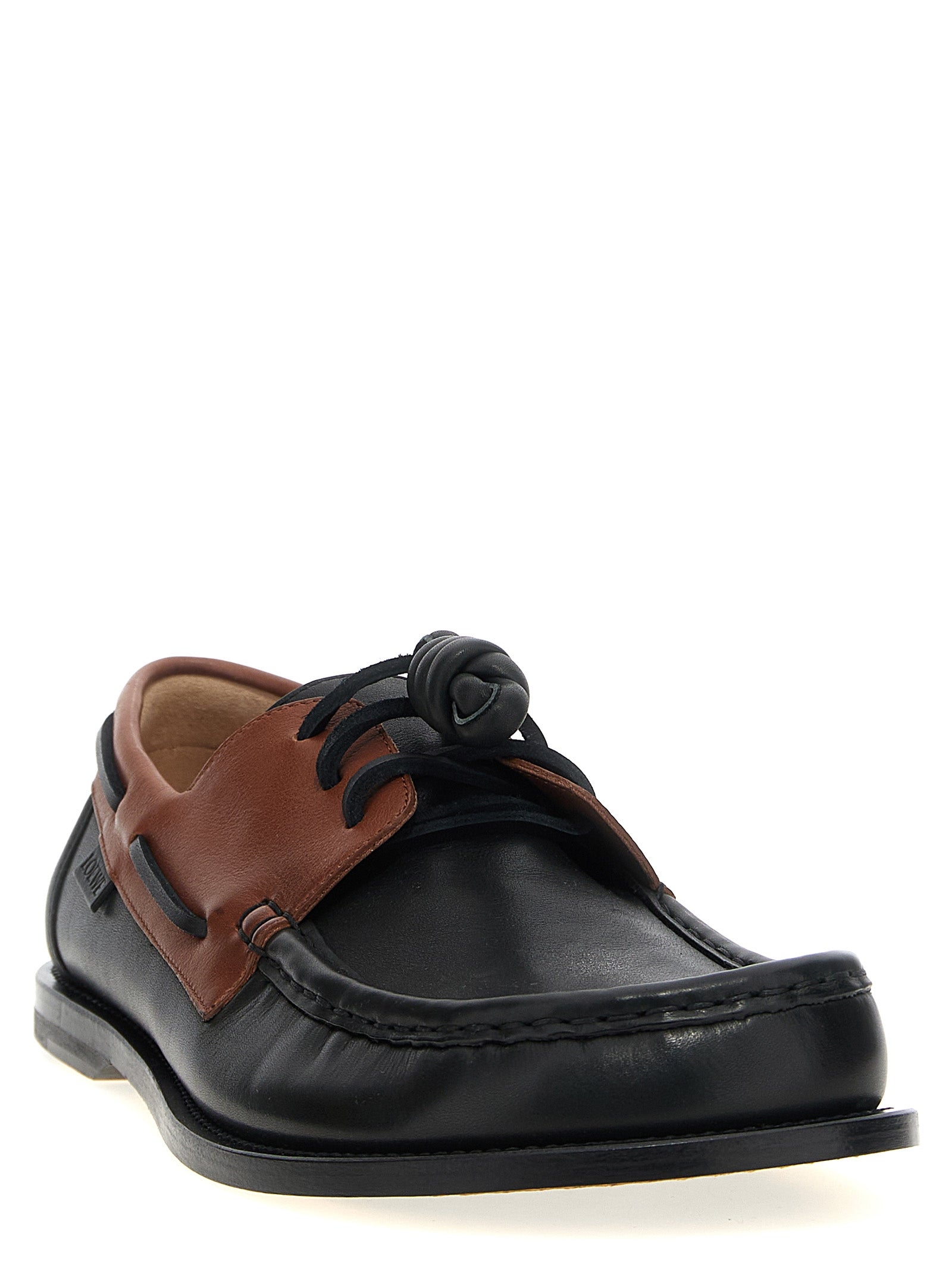 Loewe Multicolor Calfskin Slip-On Loafers Loewe