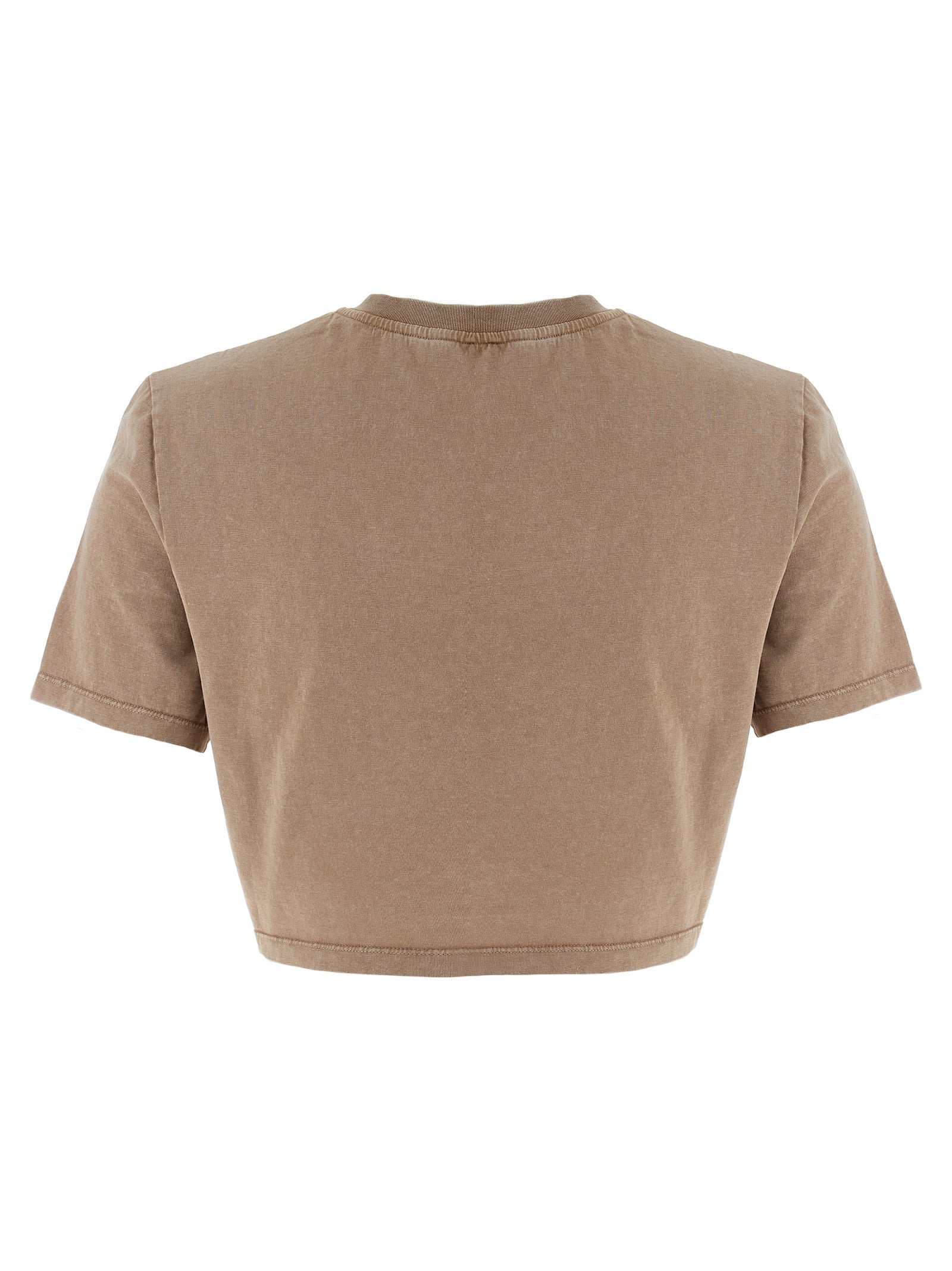 Fendi Brown Cotton T-Shirt Fendi