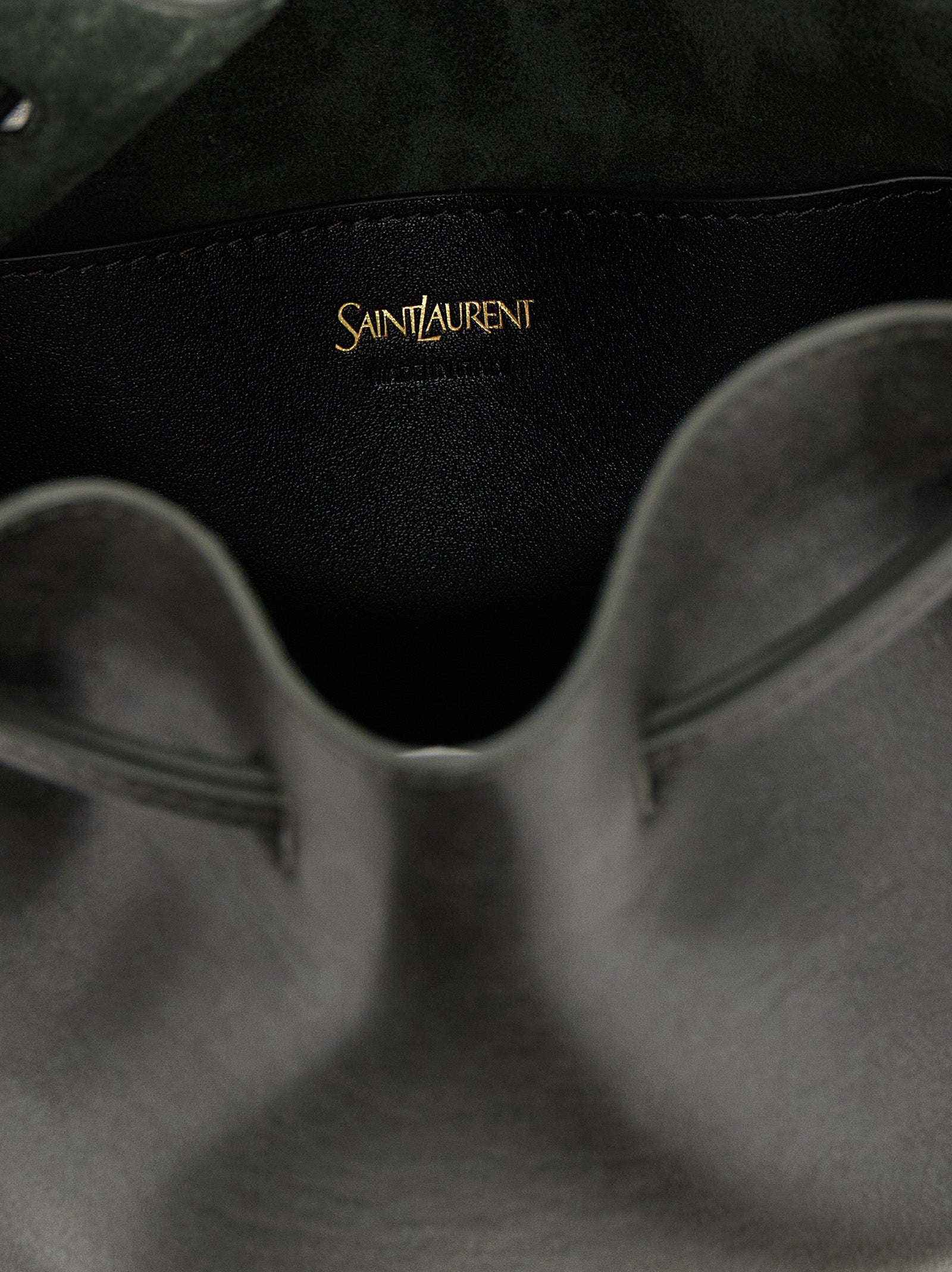 Saint Laurent Bicolor Calfskin Crossbody Bag Saint Laurent