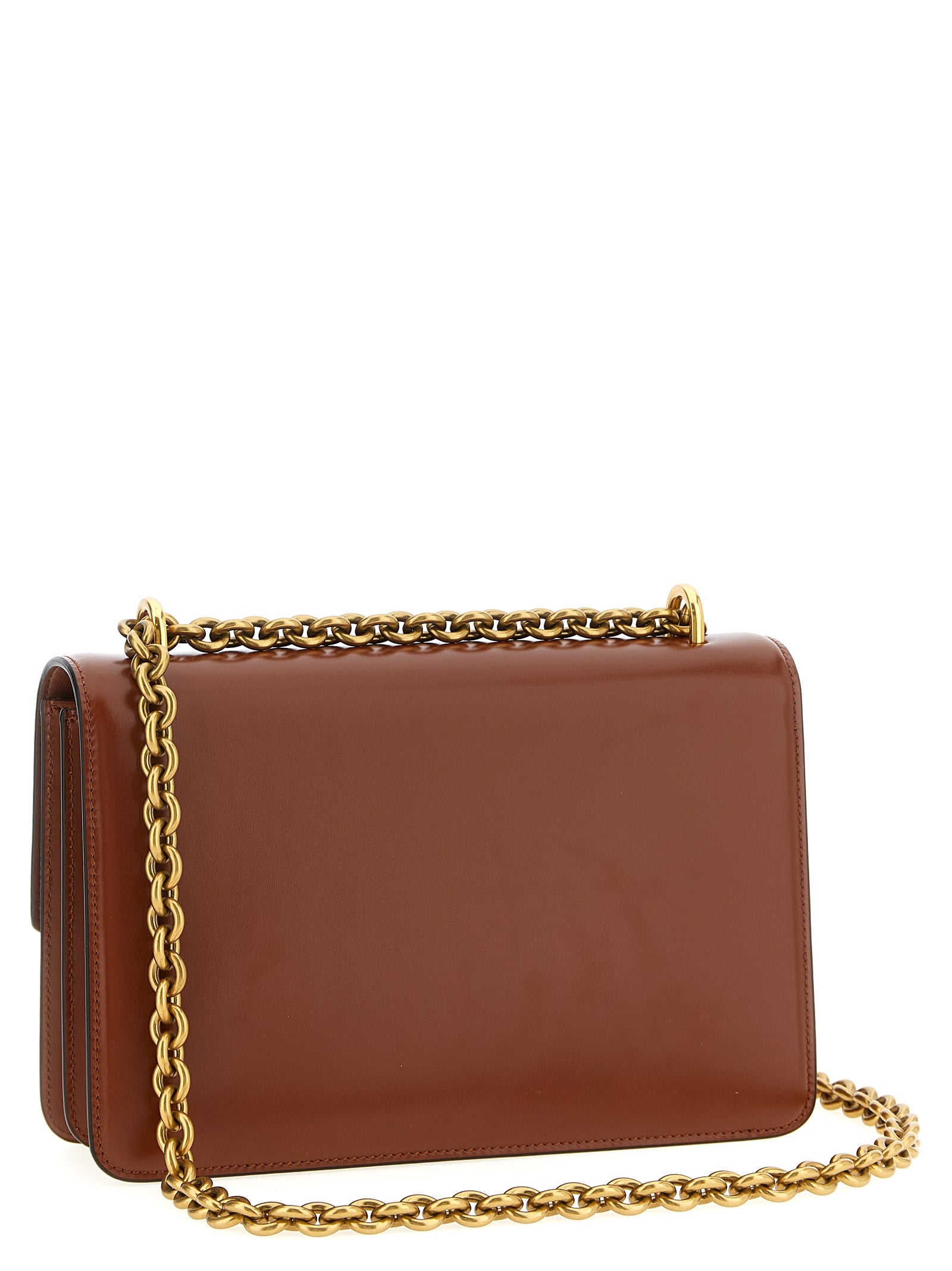 Valentino Garavani Brown Calfskin Shoulder Bag Valentino Garavani