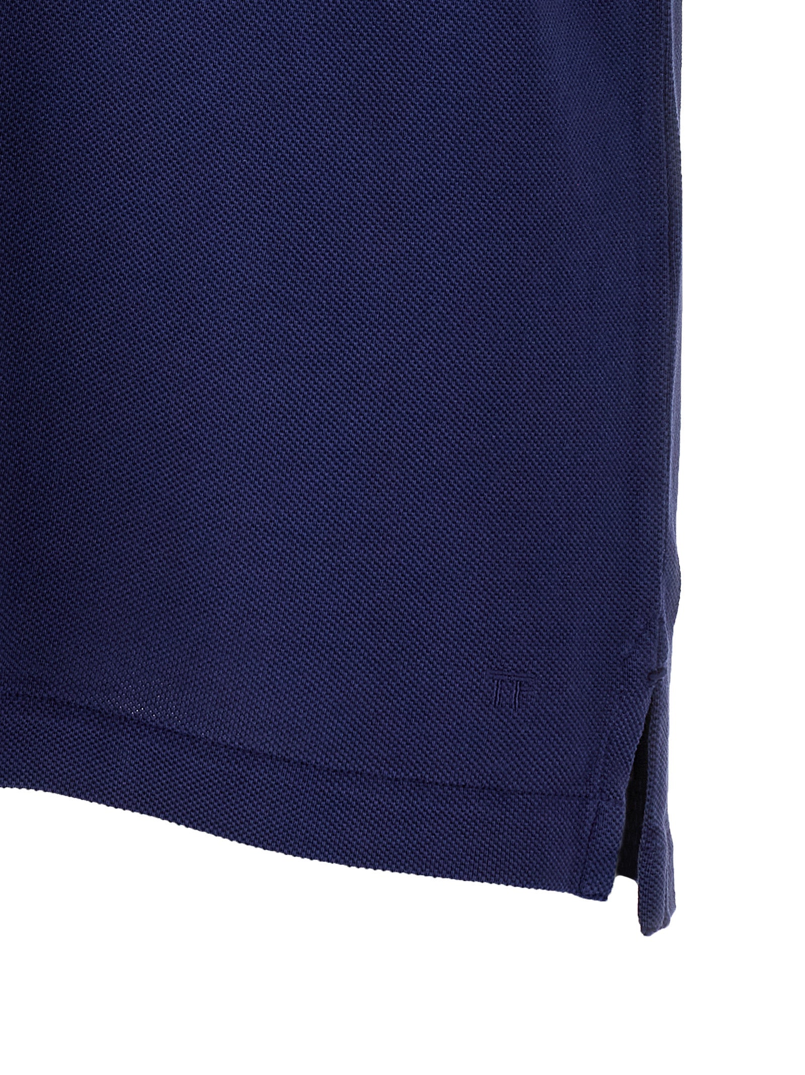 Tom Ford Blue Lyocell Polo Shirt Tom Ford