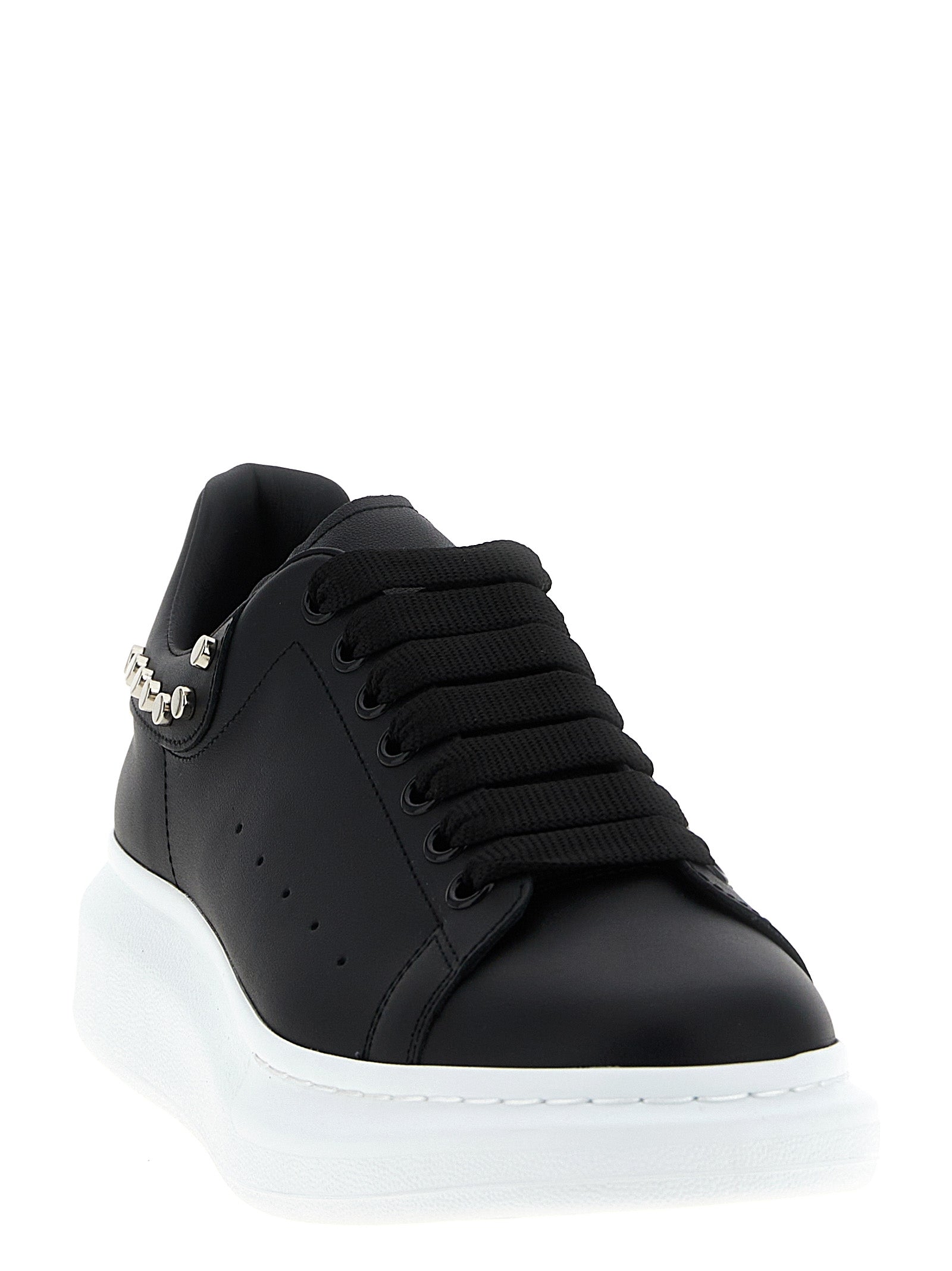 Alexander McQueen Black Calfskin Chunky Sneakers Alexander McQueen
