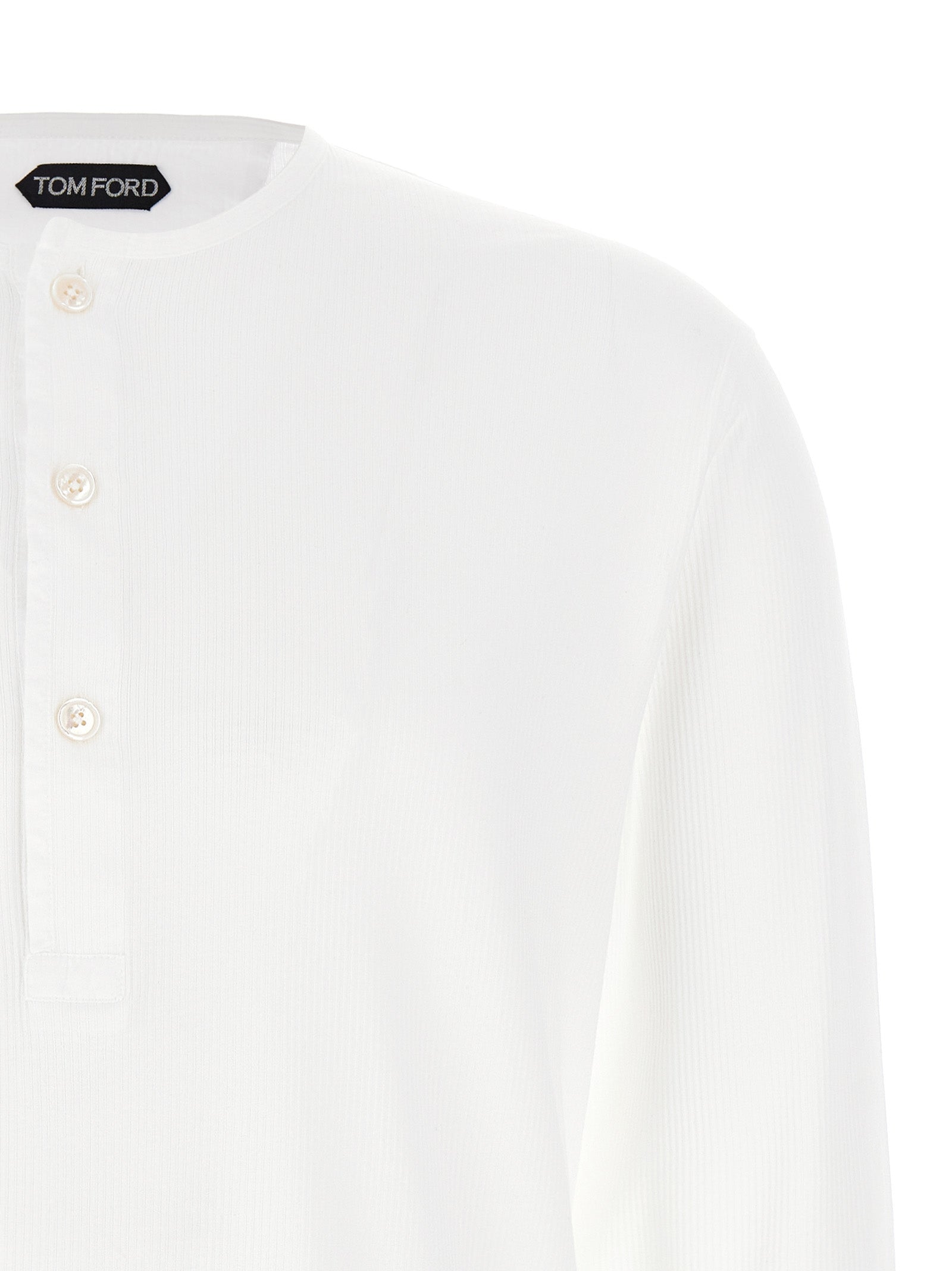 Tom Ford White Cotton T-Shirt Tom Ford