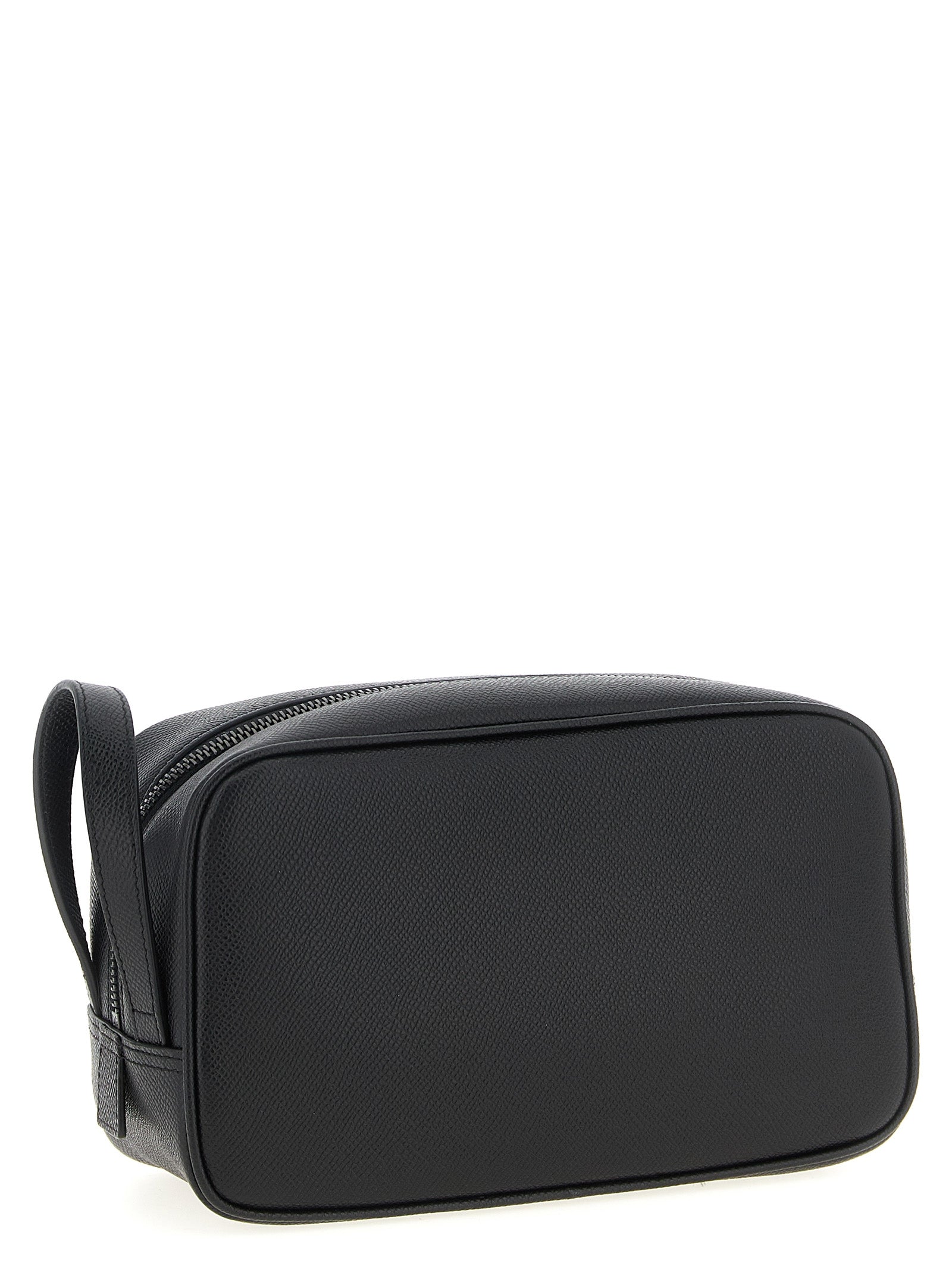 Dolce & Gabbana Black Calfskin Leather Wallet Dolce & Gabbana