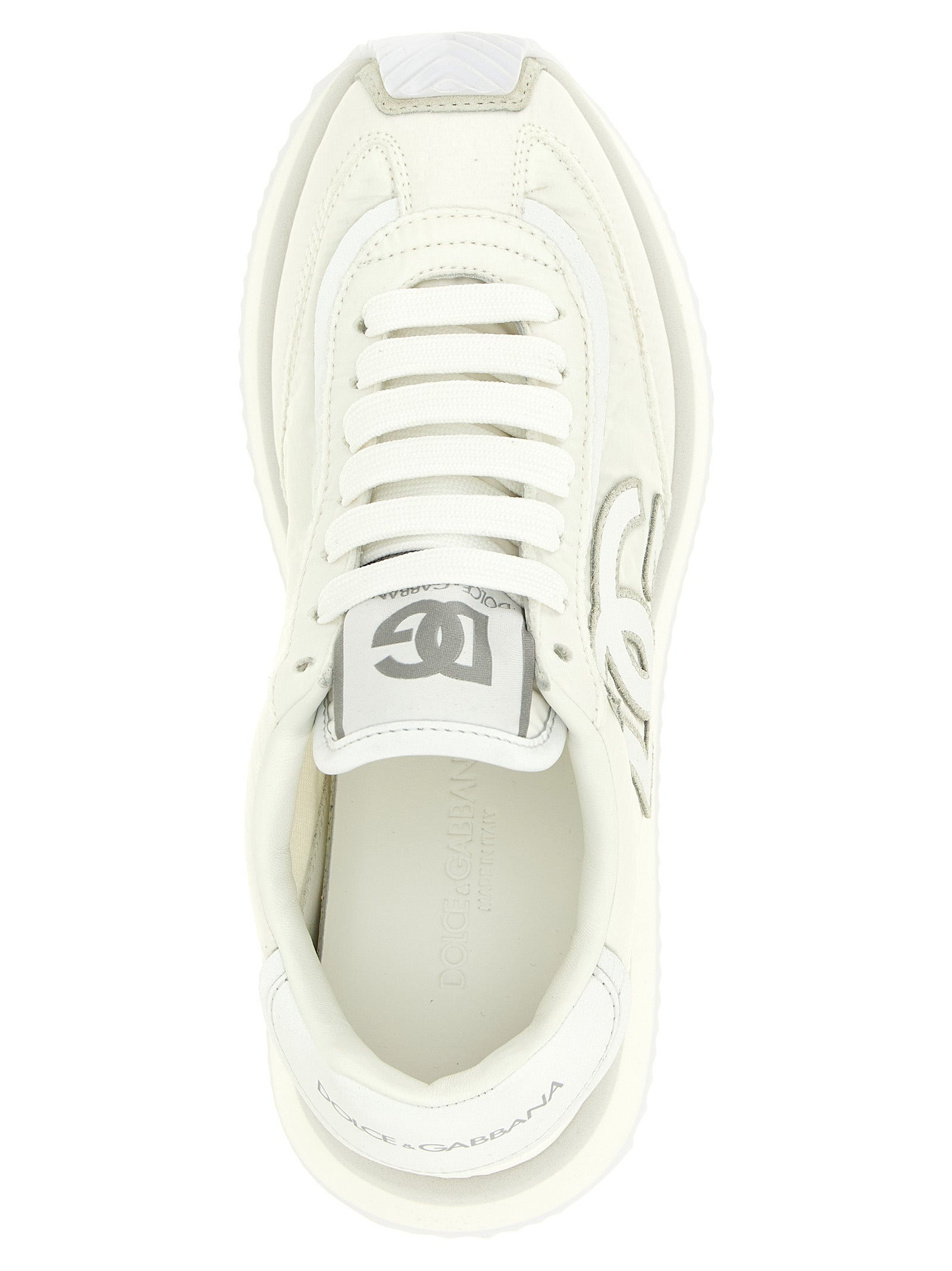 Dolce & Gabbana White Polyester Athletic Sneakers Dolce & Gabbana