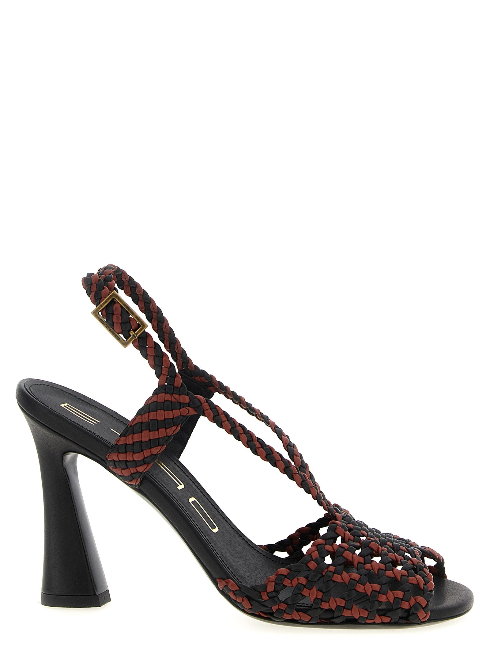 Etro Brown Polyethylene Stiletto Heel Sandals Etro