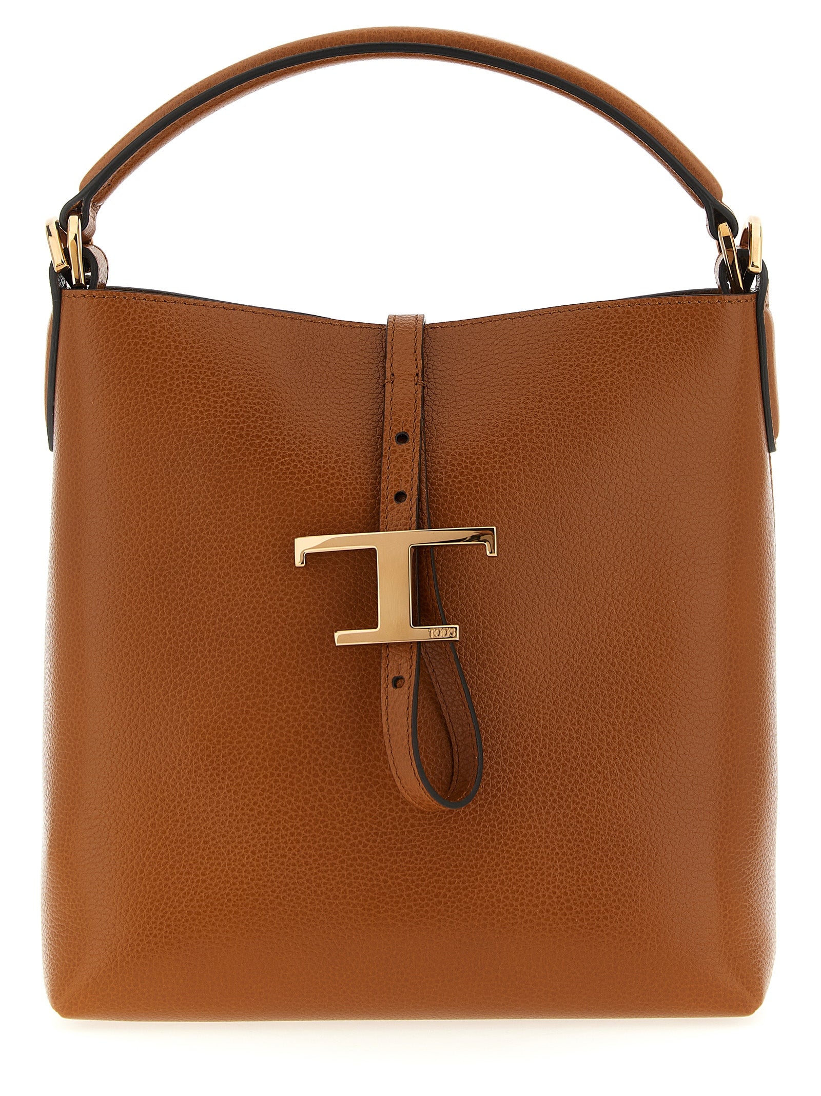 Tod's Brown Calfskin Handbag Tod's
