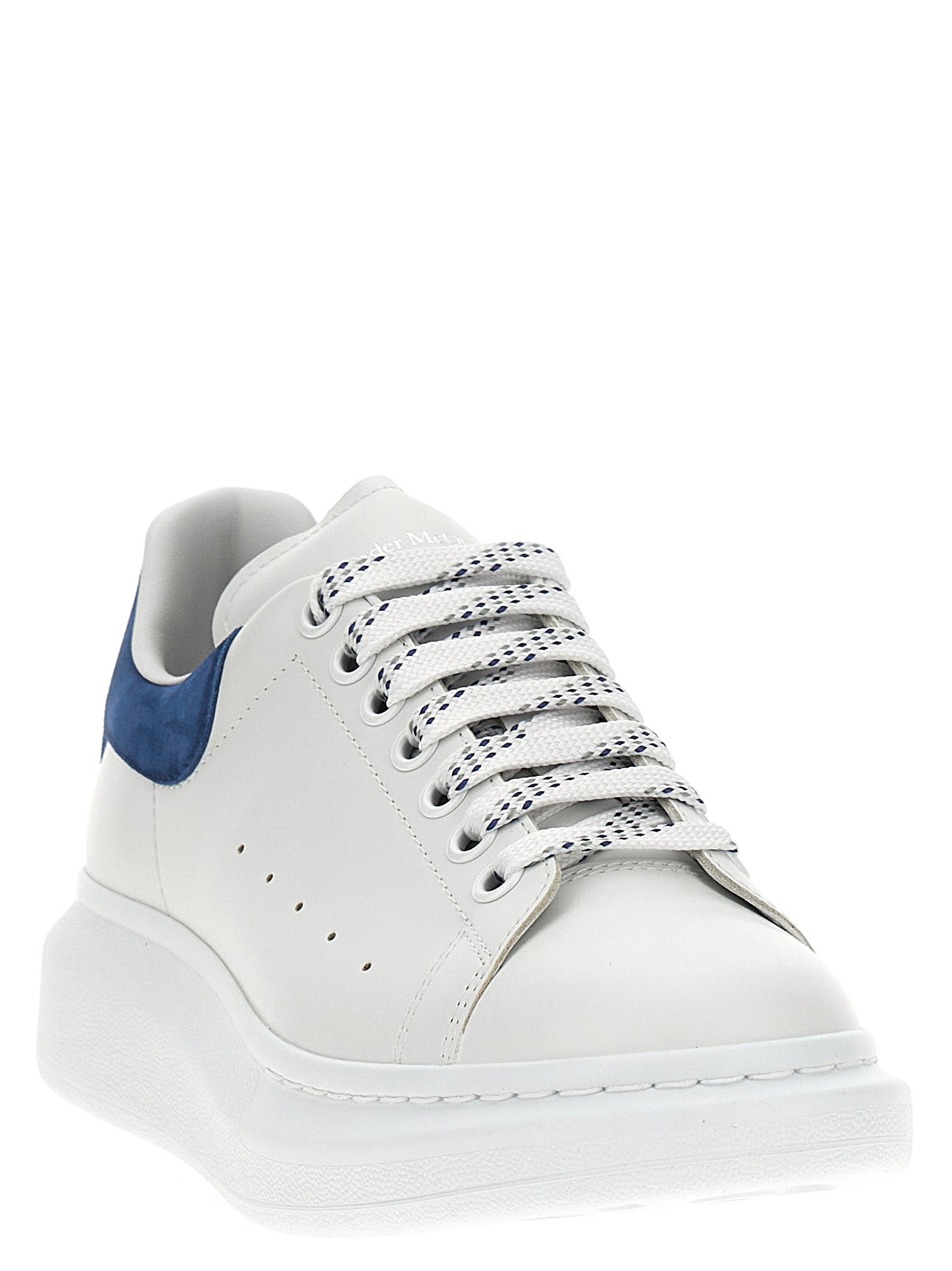 Alexander McQueen Blue Calfskin Chunky Sneakers Alexander McQueen