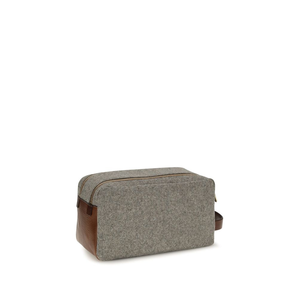 Brunello Cucinelli Gray Wool Oves Aries Other Accessories Brunello Cucinelli