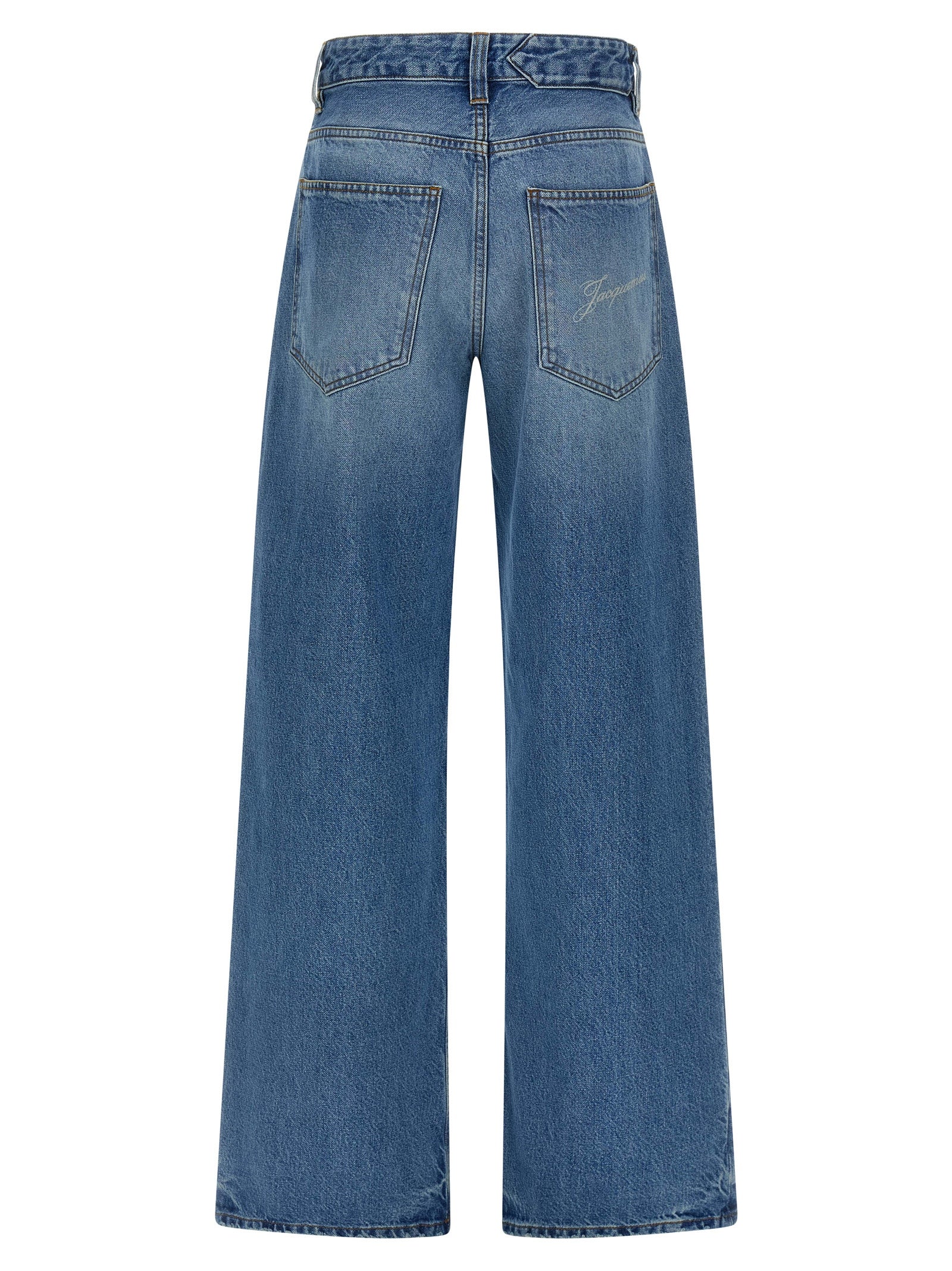 Jacquemus Blue Cotton Jeans Denim Jacquemus