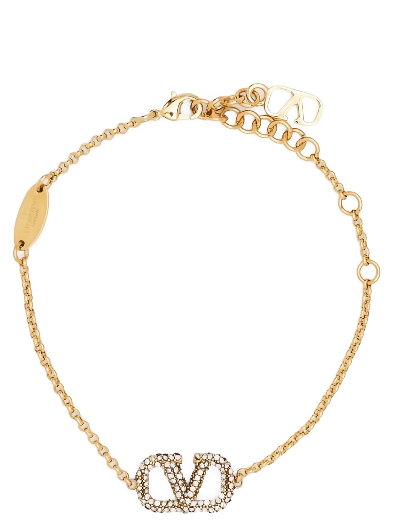Valentino Garavani Gold Stainless Steel Bracelet Valentino Garavani