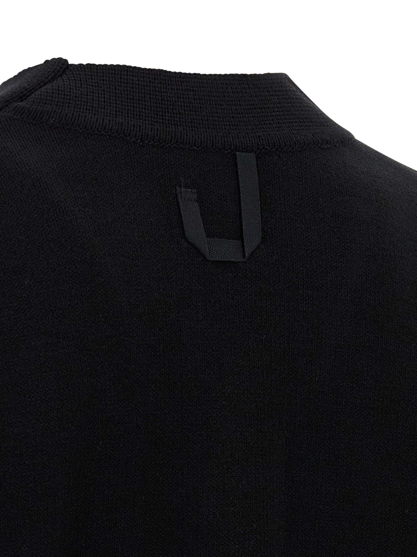 Jacquemus Black Merino Wool Cardigan Jacquemus